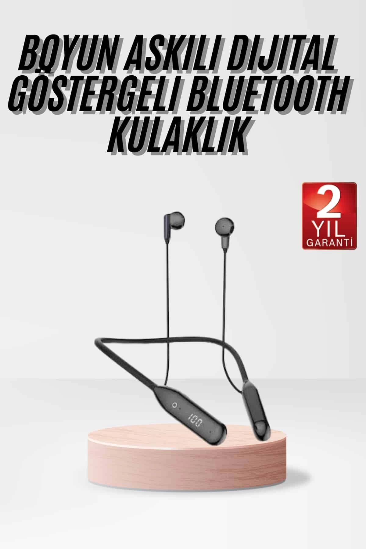 Heez Kablolu Kulak İçi Bluetooth Kulaklık 60 Saat ANC Özellikli Boyun Bantlı