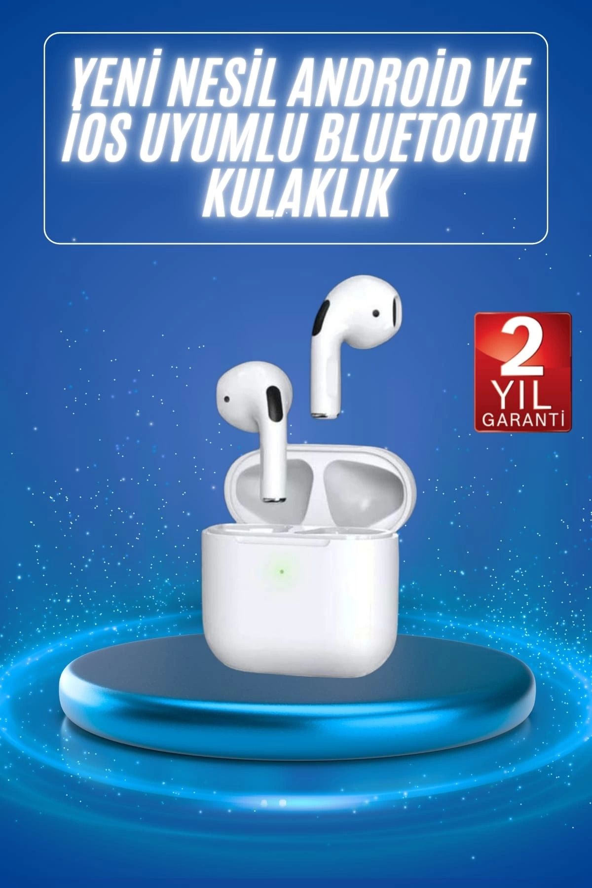 MELFSHOP 4.Nesil Bluetooth Kulaklık Yüksek Ses Kaliteli Dokunmatik Kontrol Özellikli