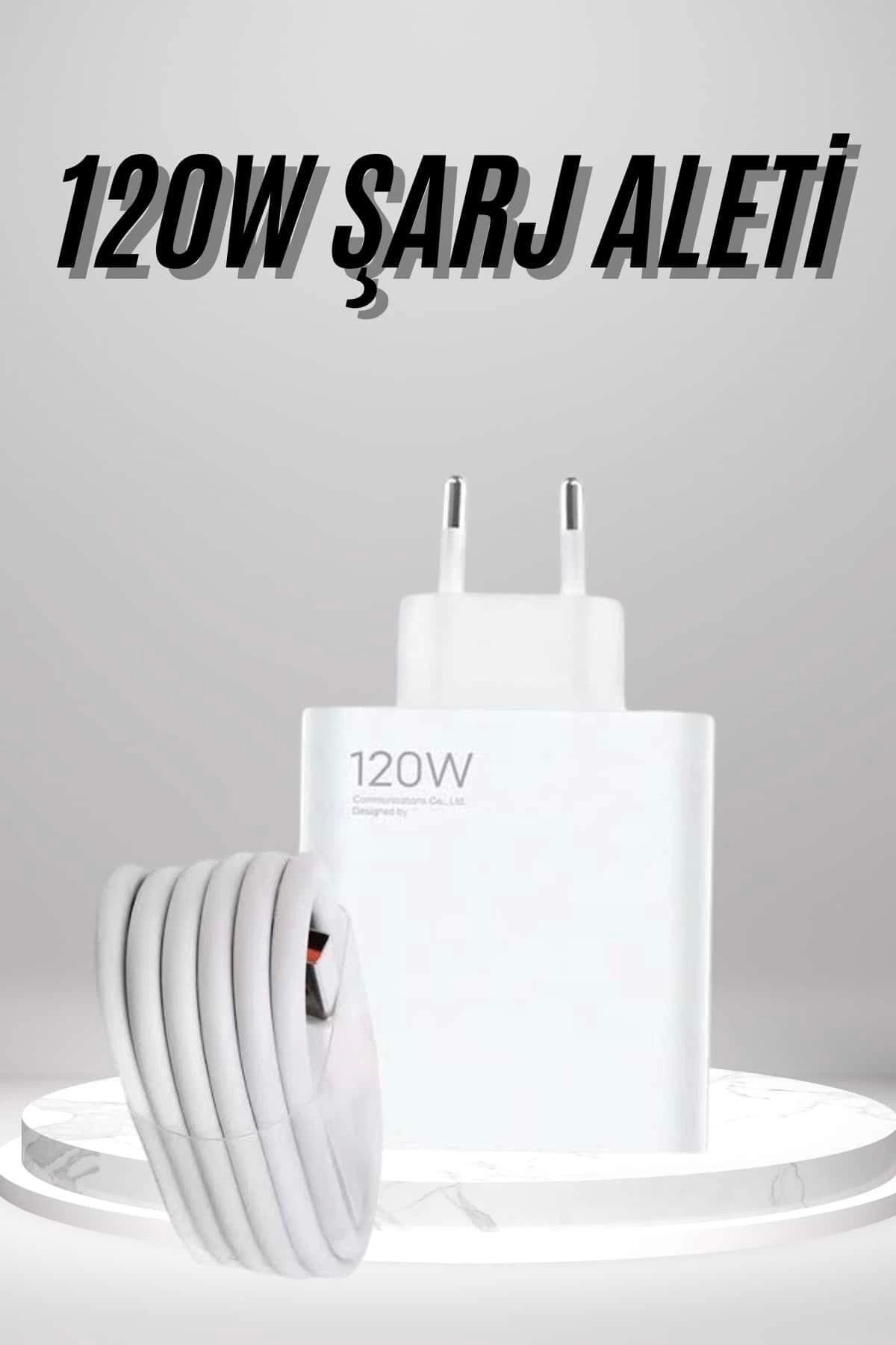 gizmurstore Type C Yüksek Hızlı Şarj Aleti Beyaz 120W Ultra Uzun Ömürlü