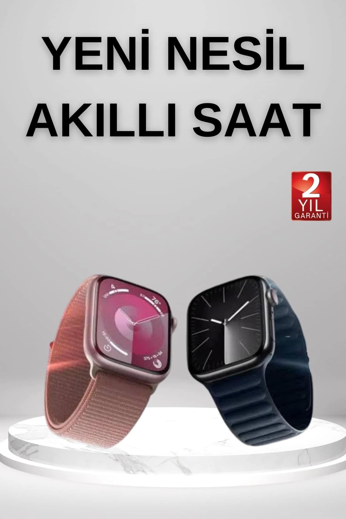 MELFSHOP Akıllı Saat İos Andorid Destekli Arama Özeliği Sensörlü Bluetooth Bağlantılı