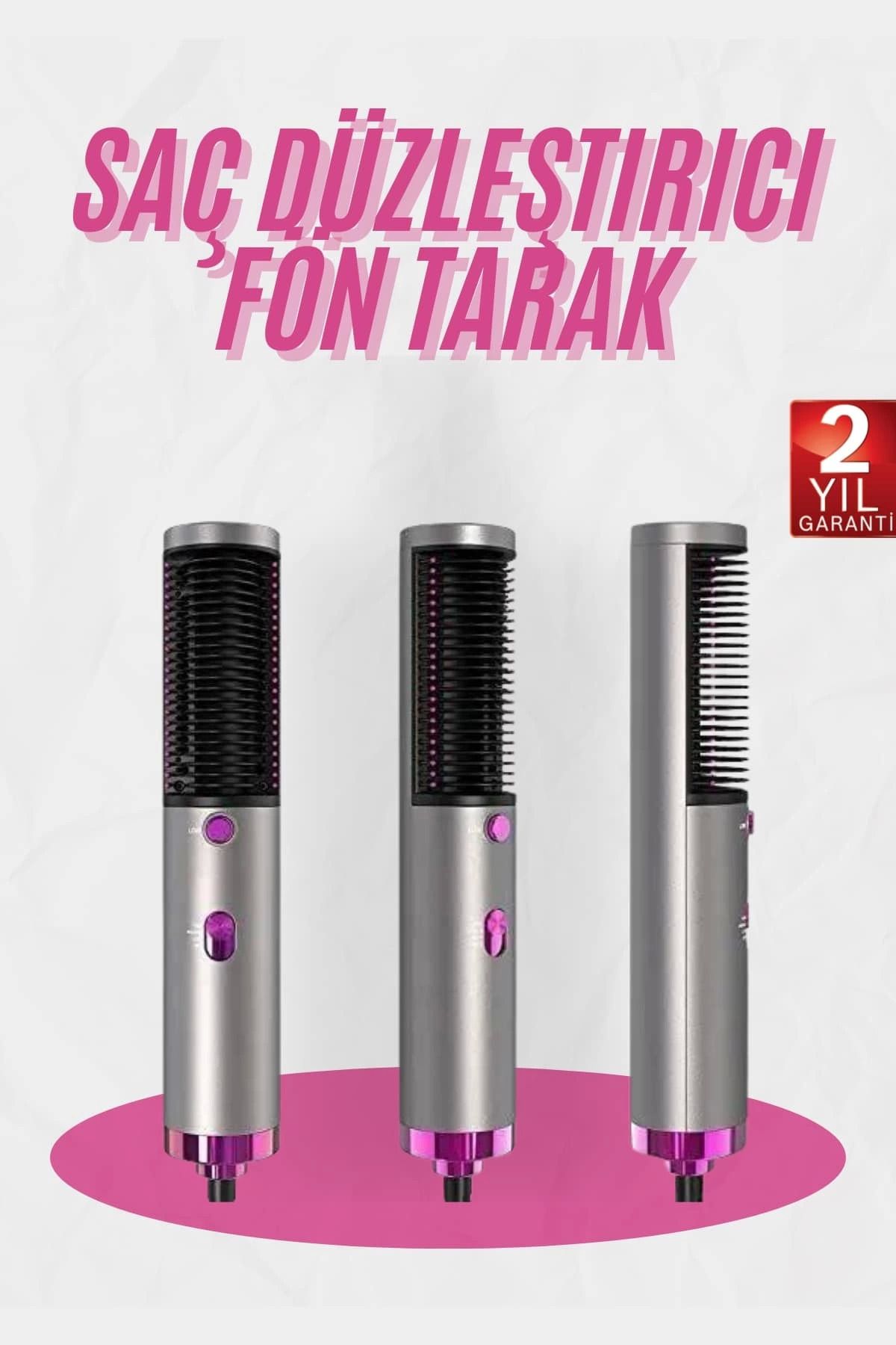 hayalimsah Fön Tarak Düzleştirici Seramik Kaplama Fön Makinesi Saç Kurutma