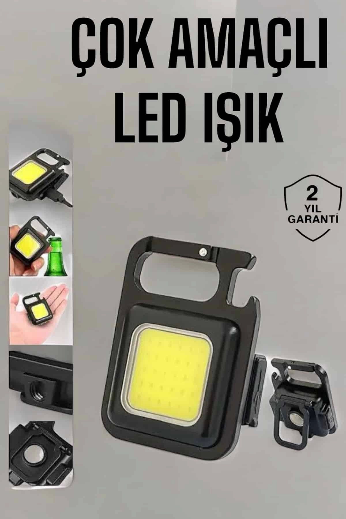 feifei Kamp Işığı Çok Fonksiyonlu Taşınabilir Anahtarlık Kapak Açma Manyetik Özelliği