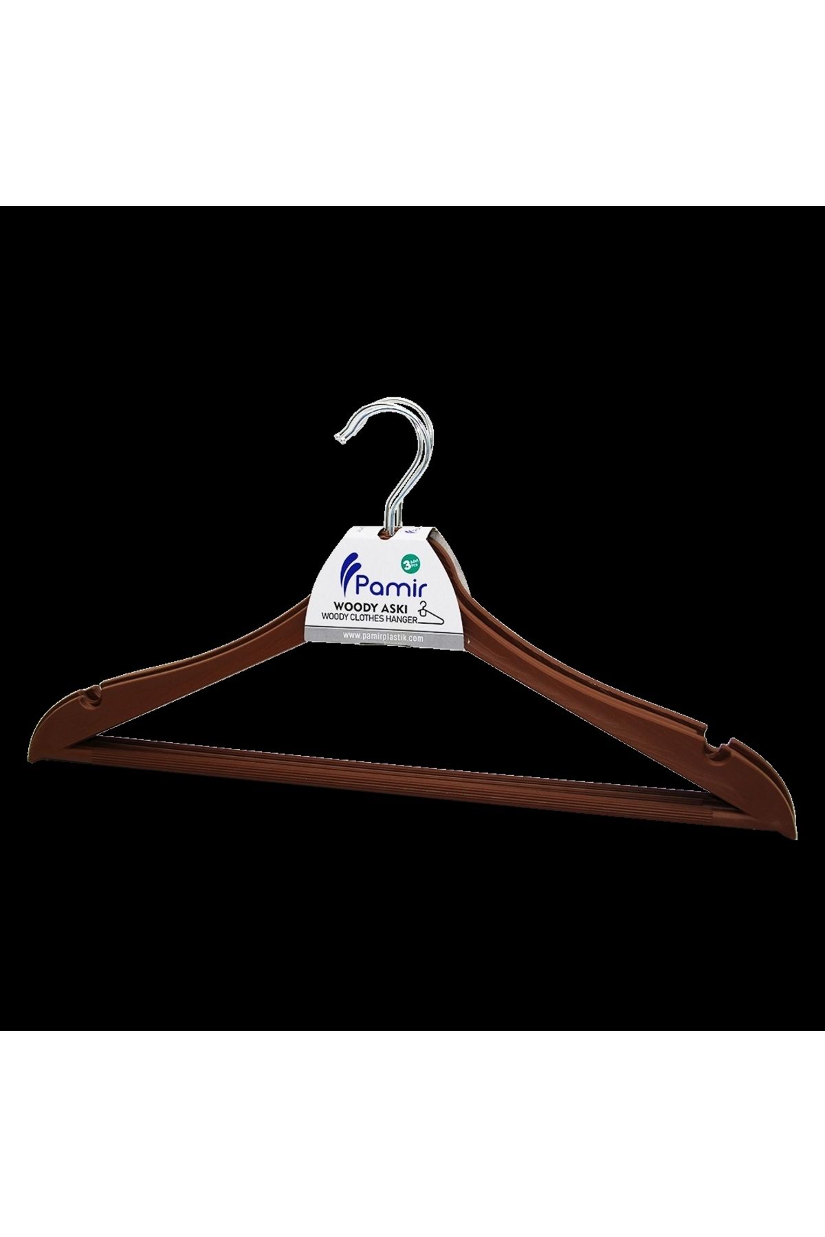 İnnMerry 3 PARÇA PLASTİK WODY METAL BAŞLI ASKI (5047)