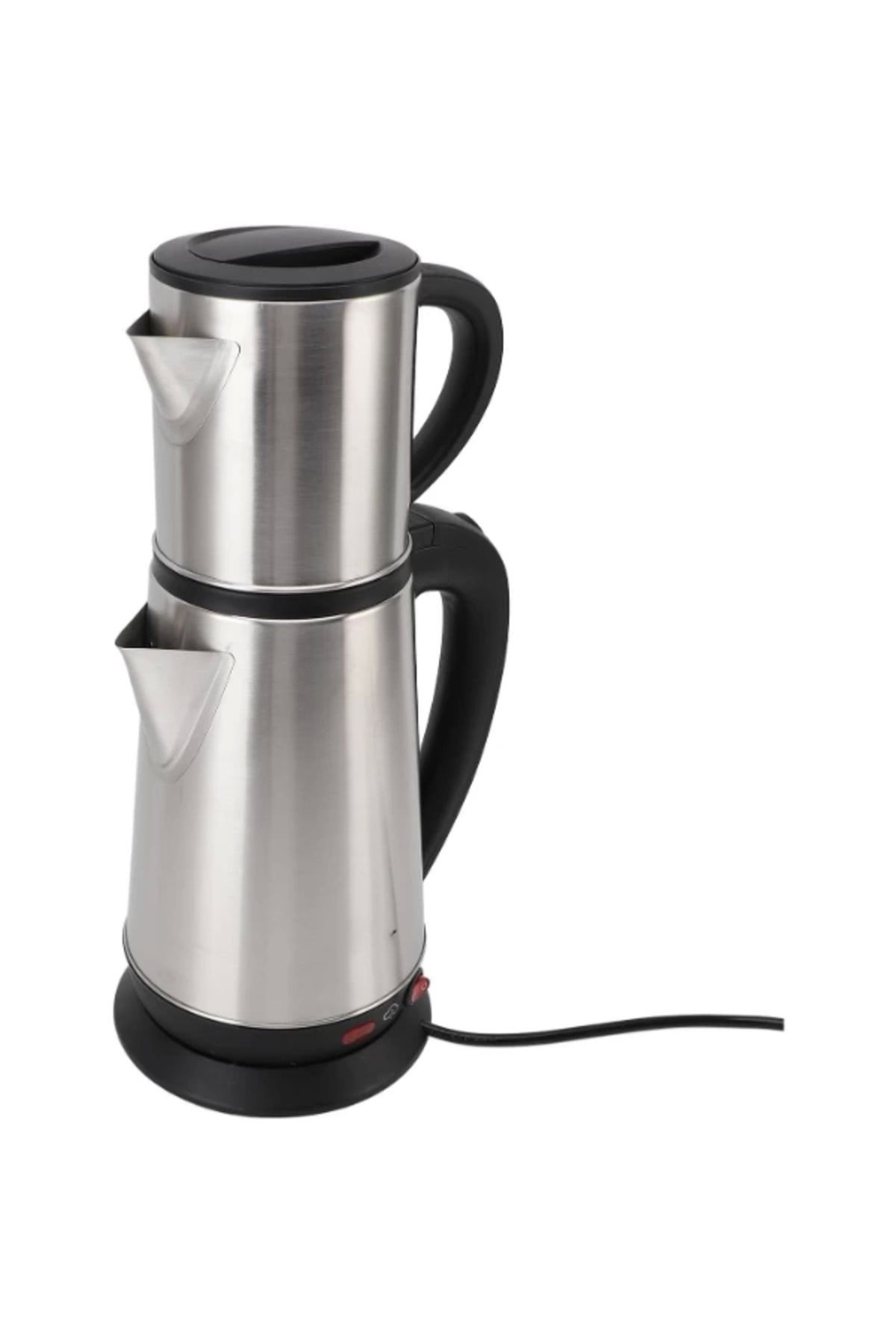 MELFSHOP Paslanmaz Çelik Elektrikli Çay Makinesi
