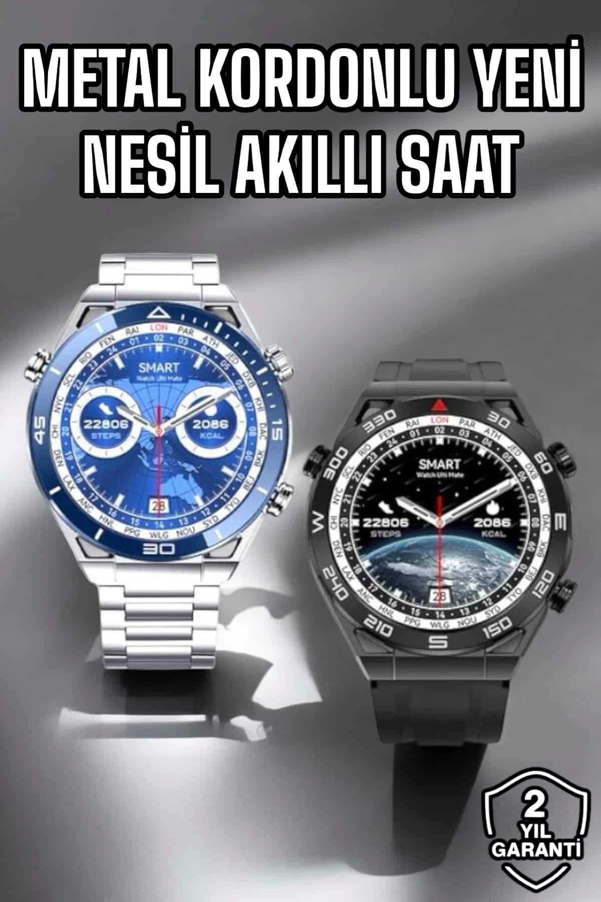 MELFSHOP Akıllı Saat 2024 Model Arama Cevaplayan Uyku ve Sağlık Takibi
