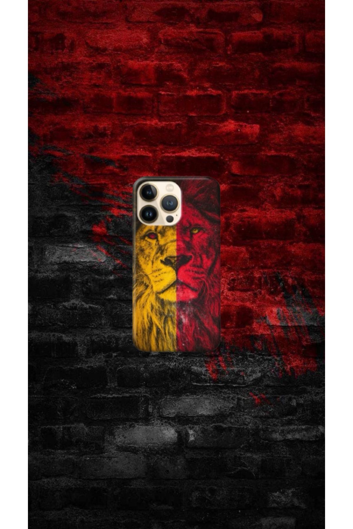 cover shopp Aslan Desenli Kılıf Tasarımı-1 IP 15 Pro