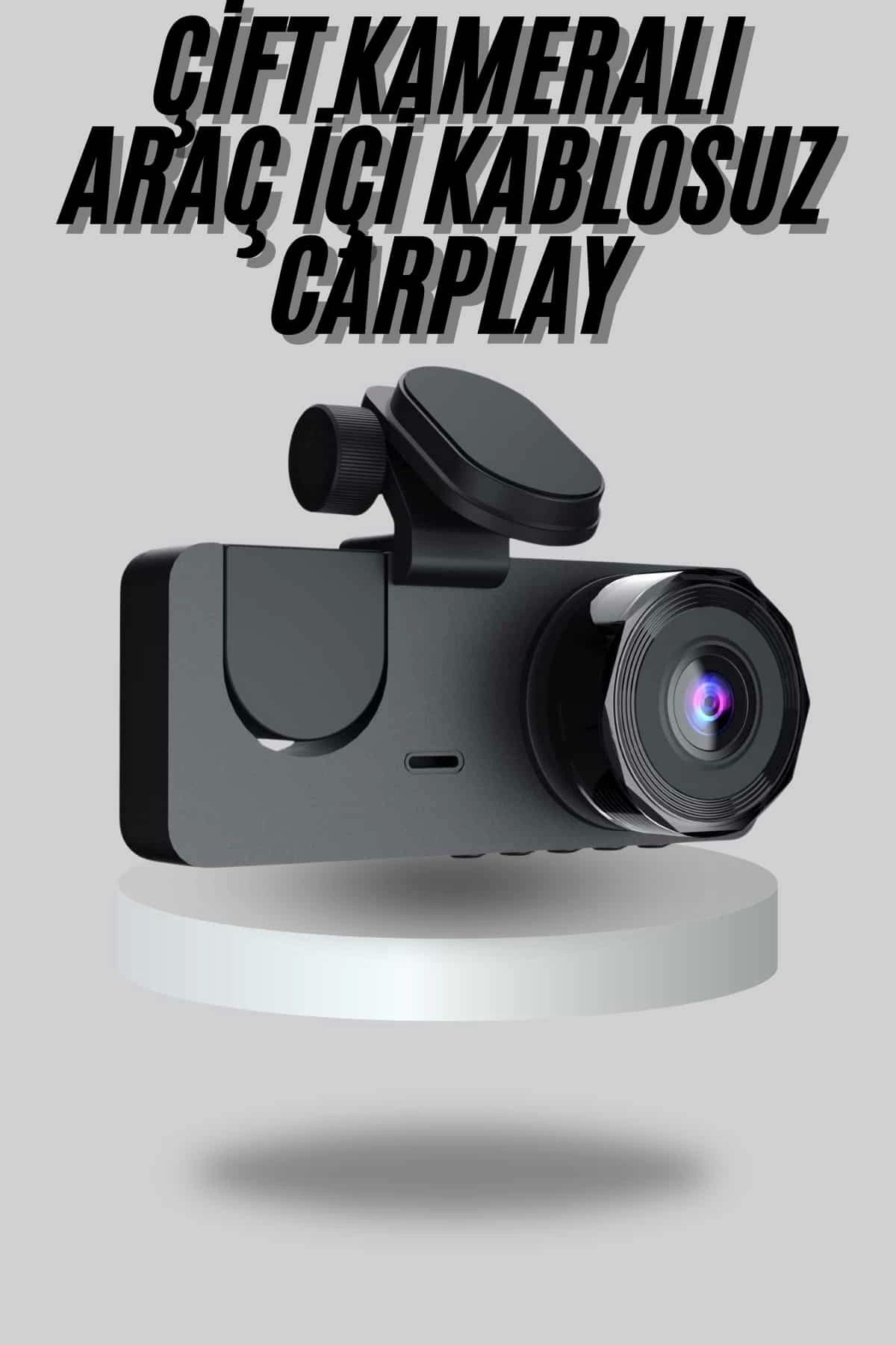 Heez Araç İçi Dikiz Kamerası Sürüş Kaydedici 3 Lensli DVR Kamera