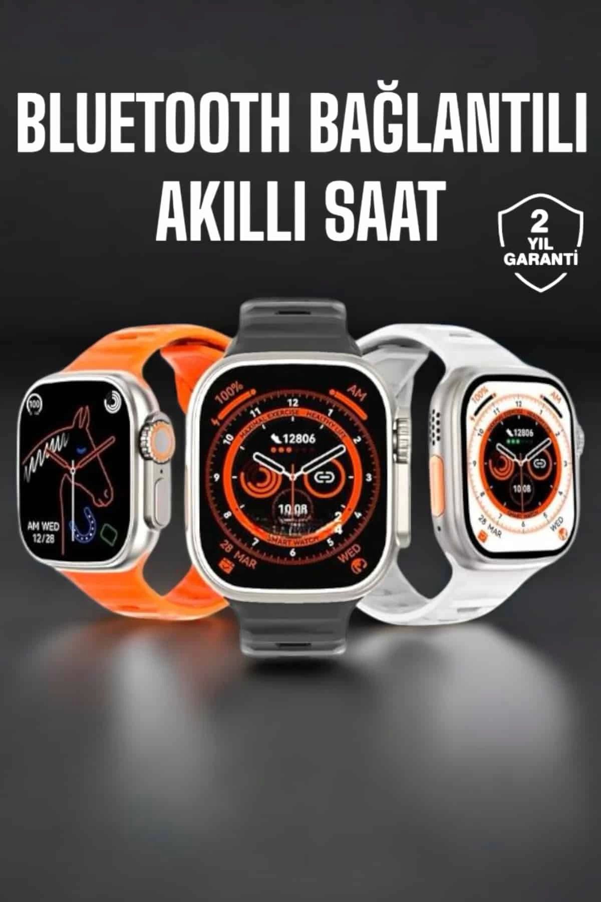 MELFSHOP Yeni Nesil Akıllı Saat Adımsayar, GPS, Nabız Ölçer, Uyku ve Sağlık Takibi