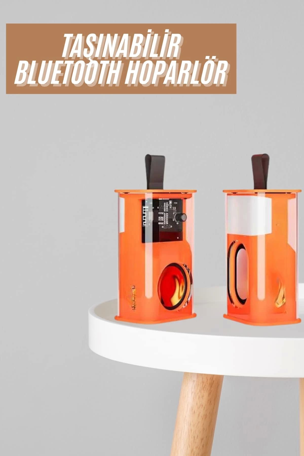 hayalimsah Ses Bombası Mini Işıklı Taşınabilir Bluetooth Speaker Hoparlör