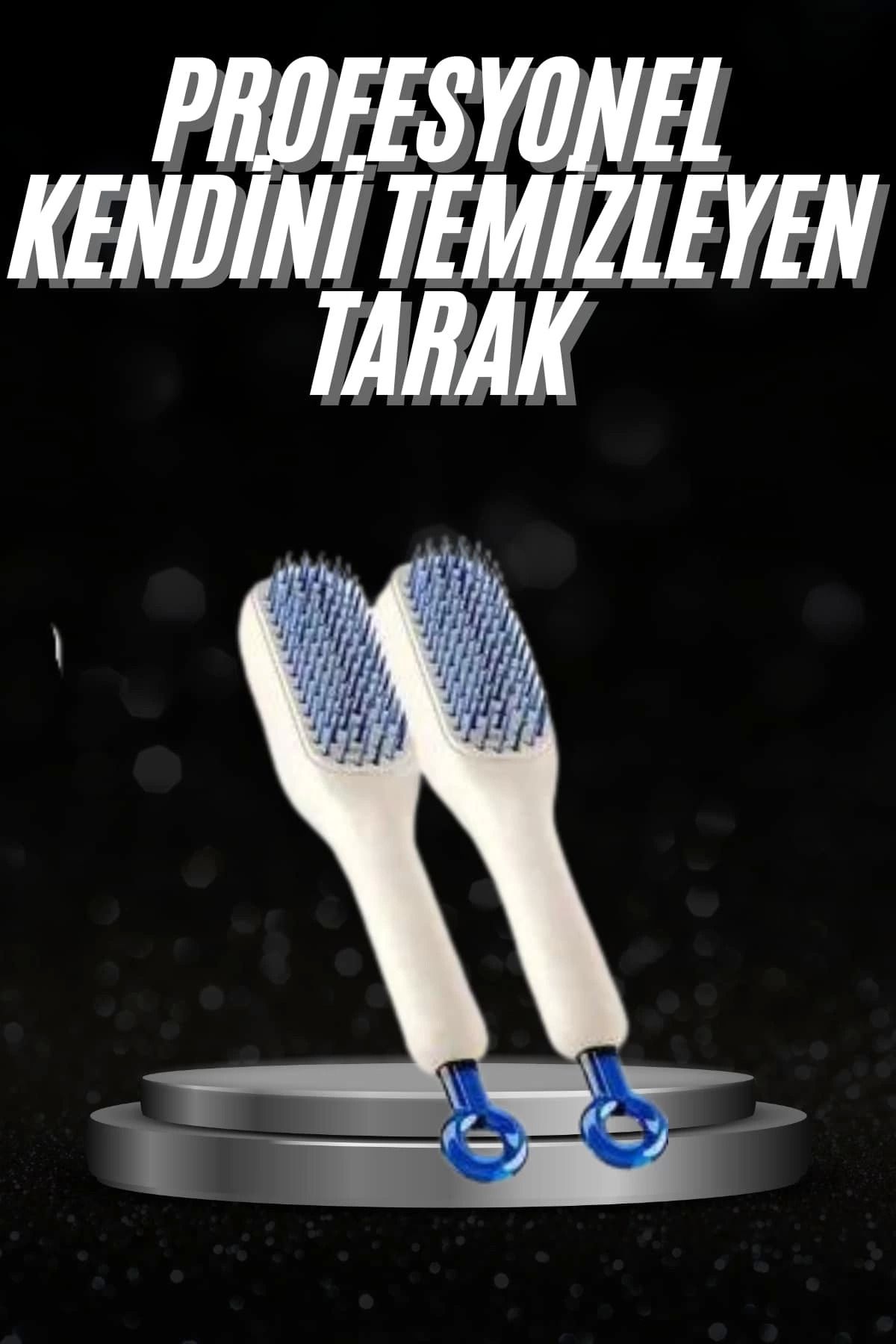 ÖYKÜ VE YİĞİT Kendi kendini Temizleyebilen Hijyenik Saç Fırçası Anti-Statik Teknolojisi