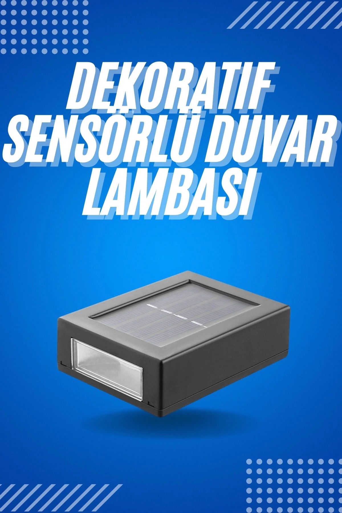 Heez Solar Güneş Enerjili Çift Taraflı Duvar Lambası Çift Taraflı Duvar Lamba Güneş Enerjili
