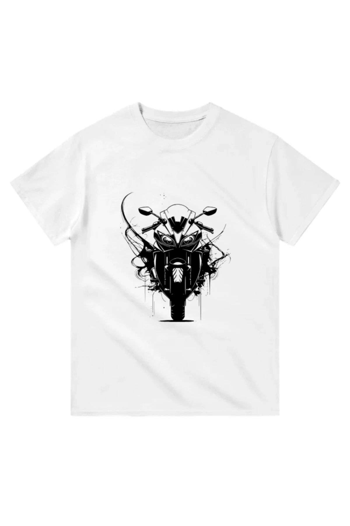 Yeta Motorcu Tişörtü - Motosiklet Desenli Tshirt