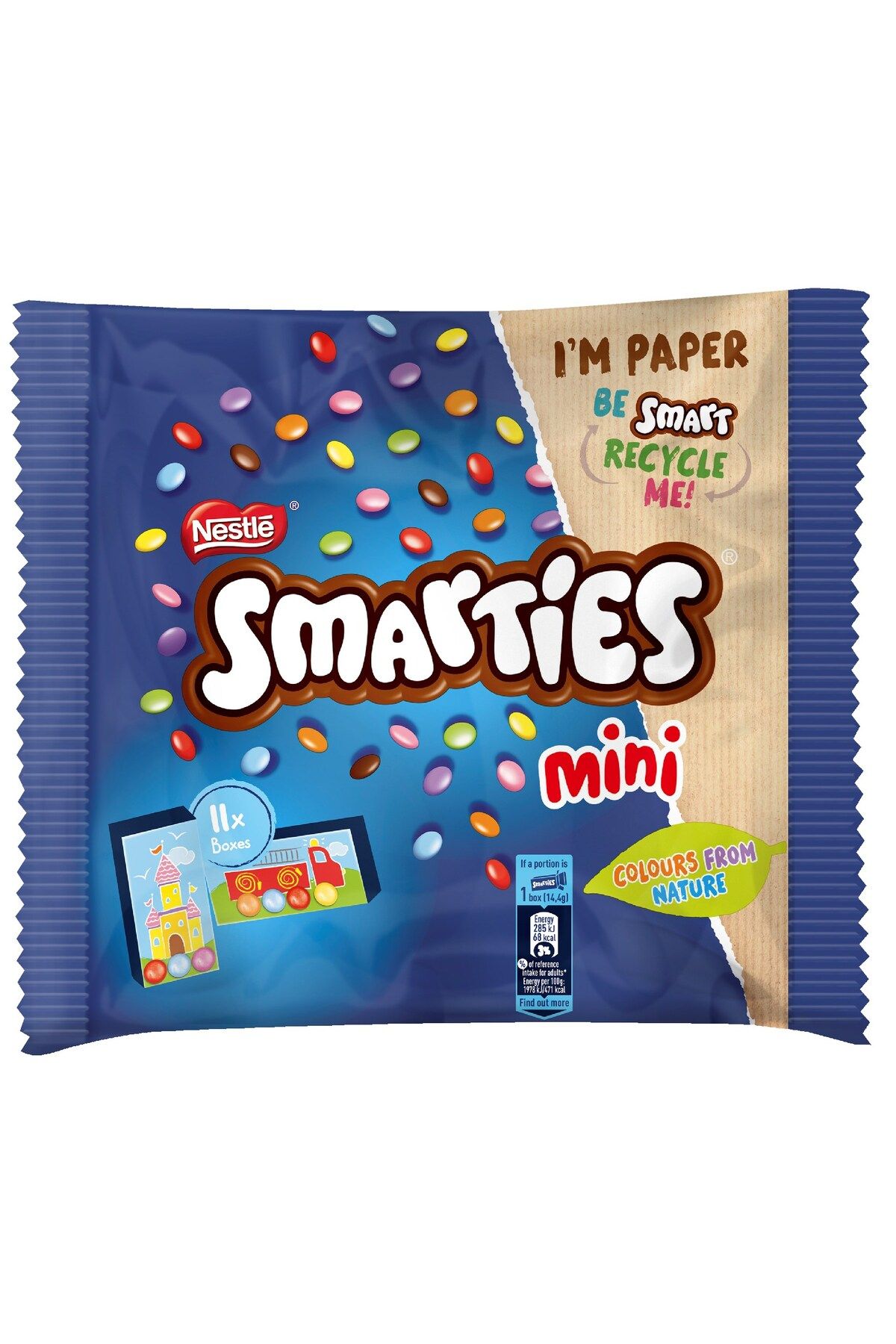 Nestle Smarties Mini suklaarakeita 158gr