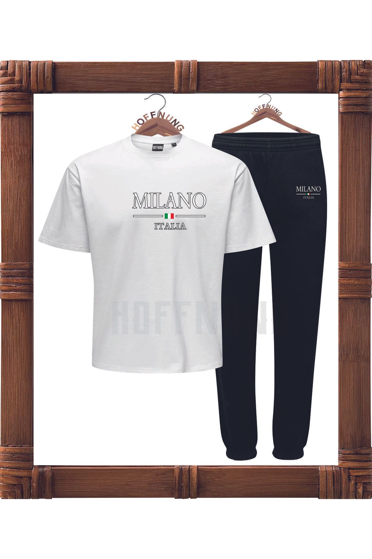 HOFFNUNG Full PANTS MILANO ITALIA Baskılı oversize 2IPLIK