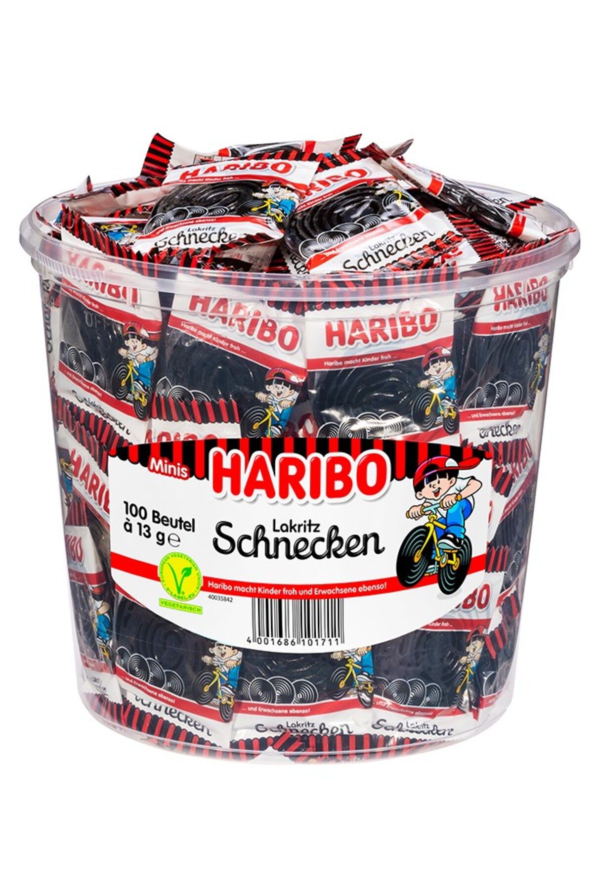 Haribo LAKRITZ SCHNECKEN MINIS 1300gr