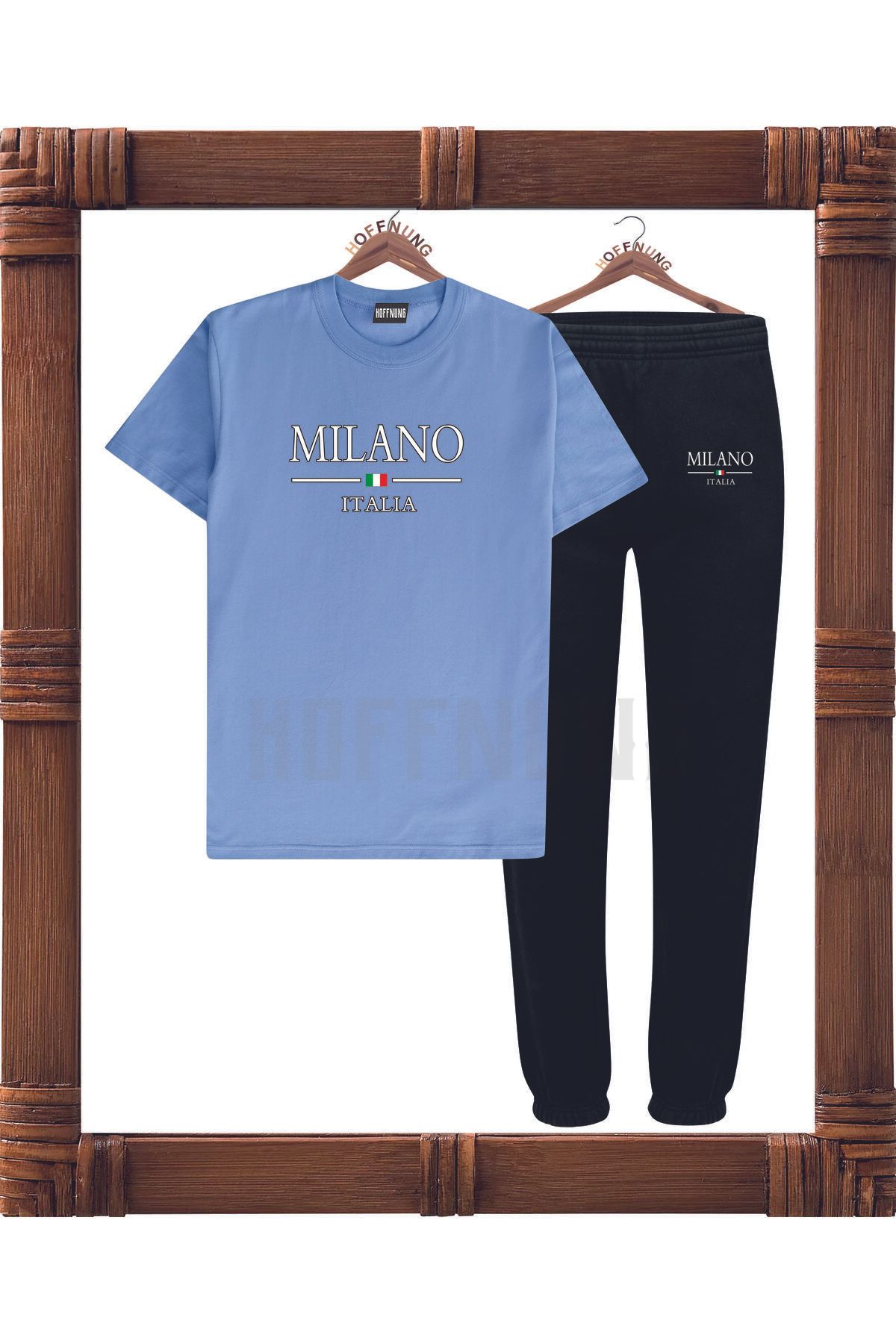 HOFFNUNG Full PANTS MILANO ITALIA Baskılı oversize 2IPLIK