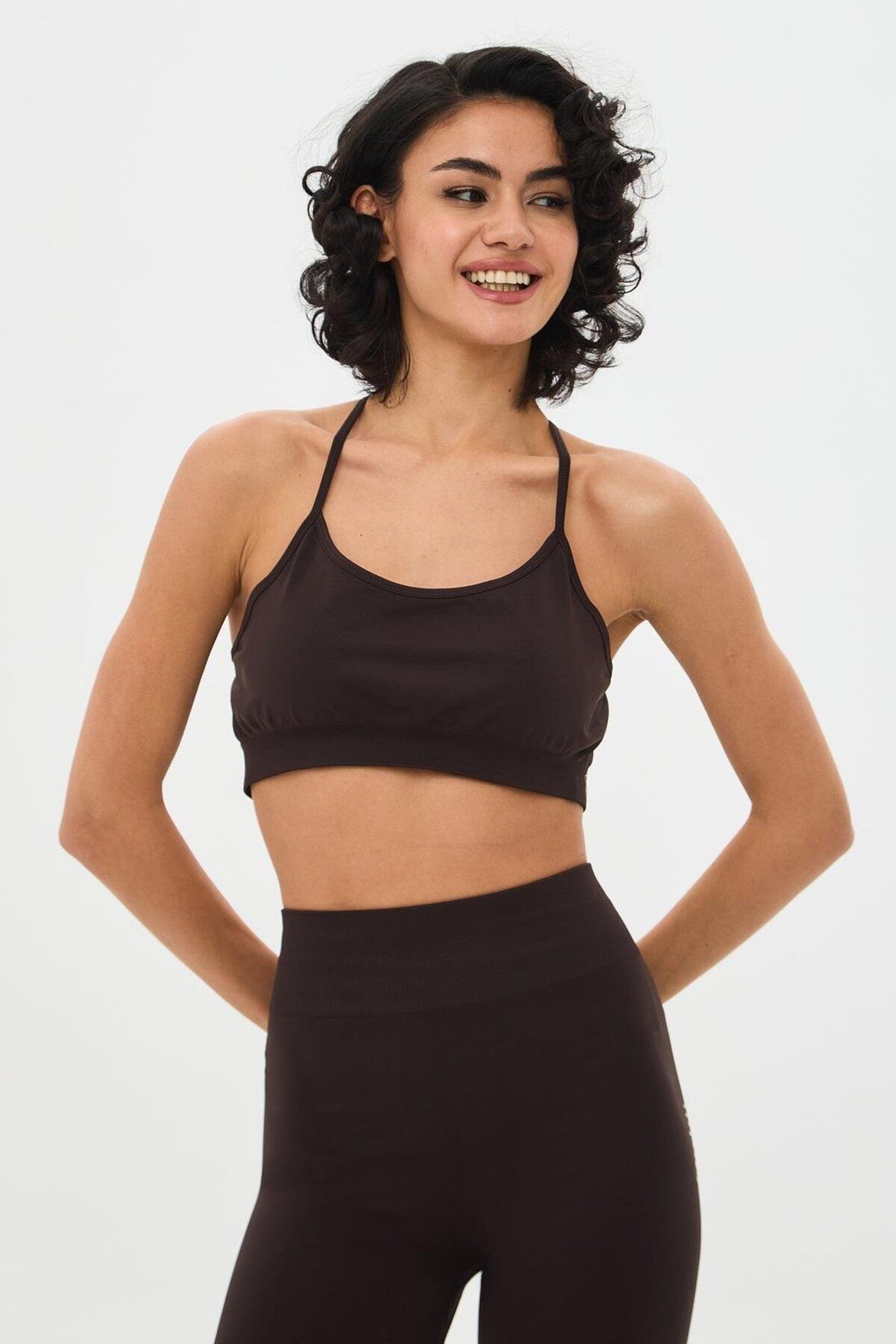 Oishii Momiji Sport Bra Kahve