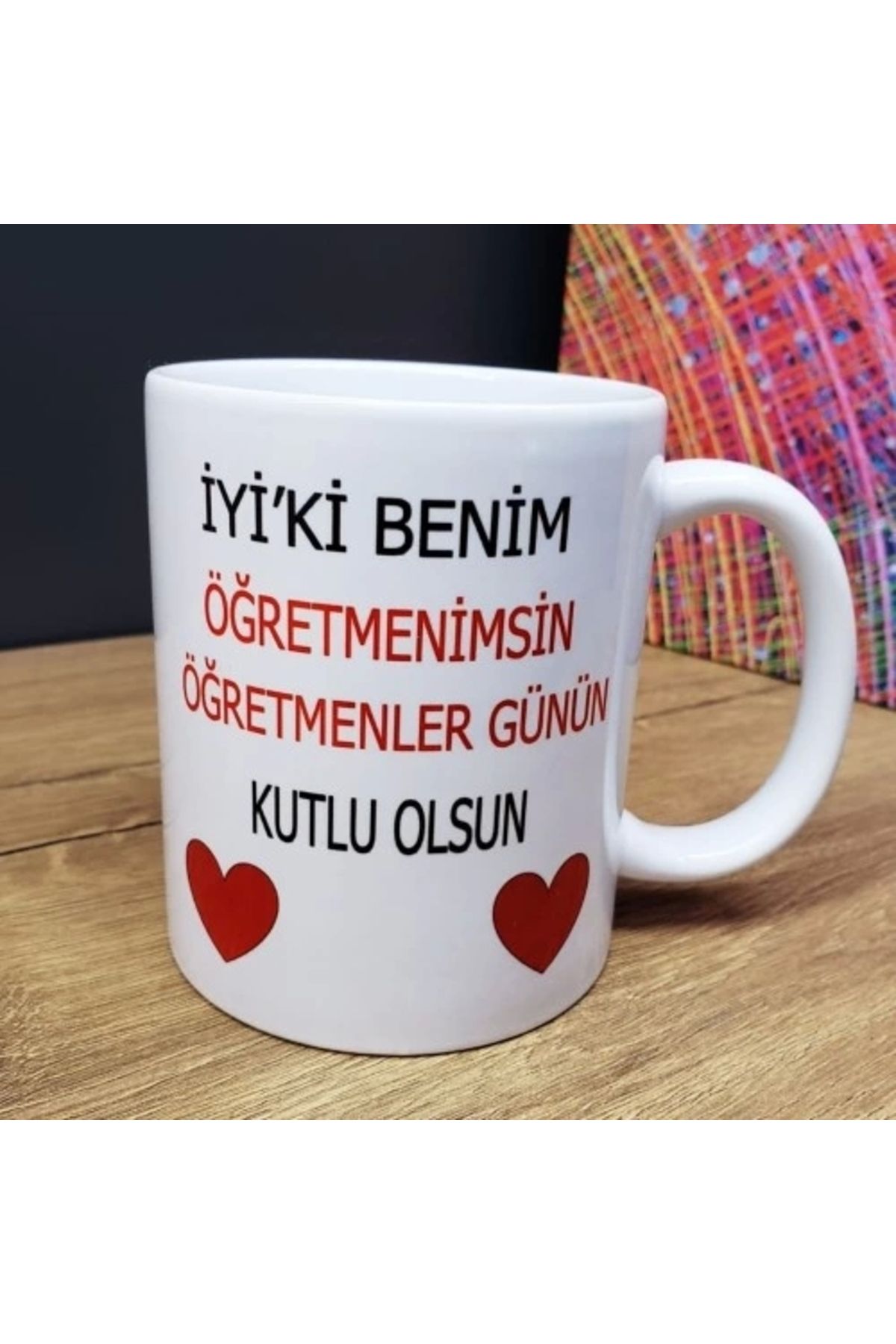 Lenaca Öğretmene Hediye Kupa Bardak