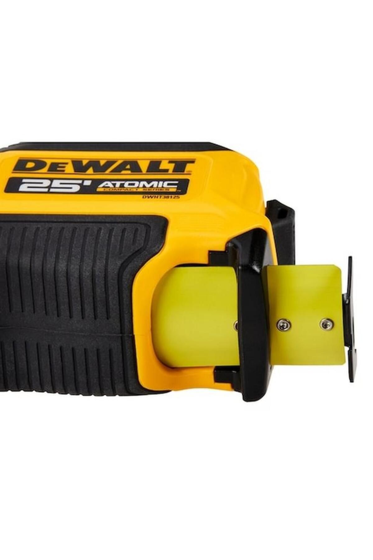 Generic-DEWALT Atomic Compact Series Measuring Tape Yellow and Black 25ft DWHT38125S 5