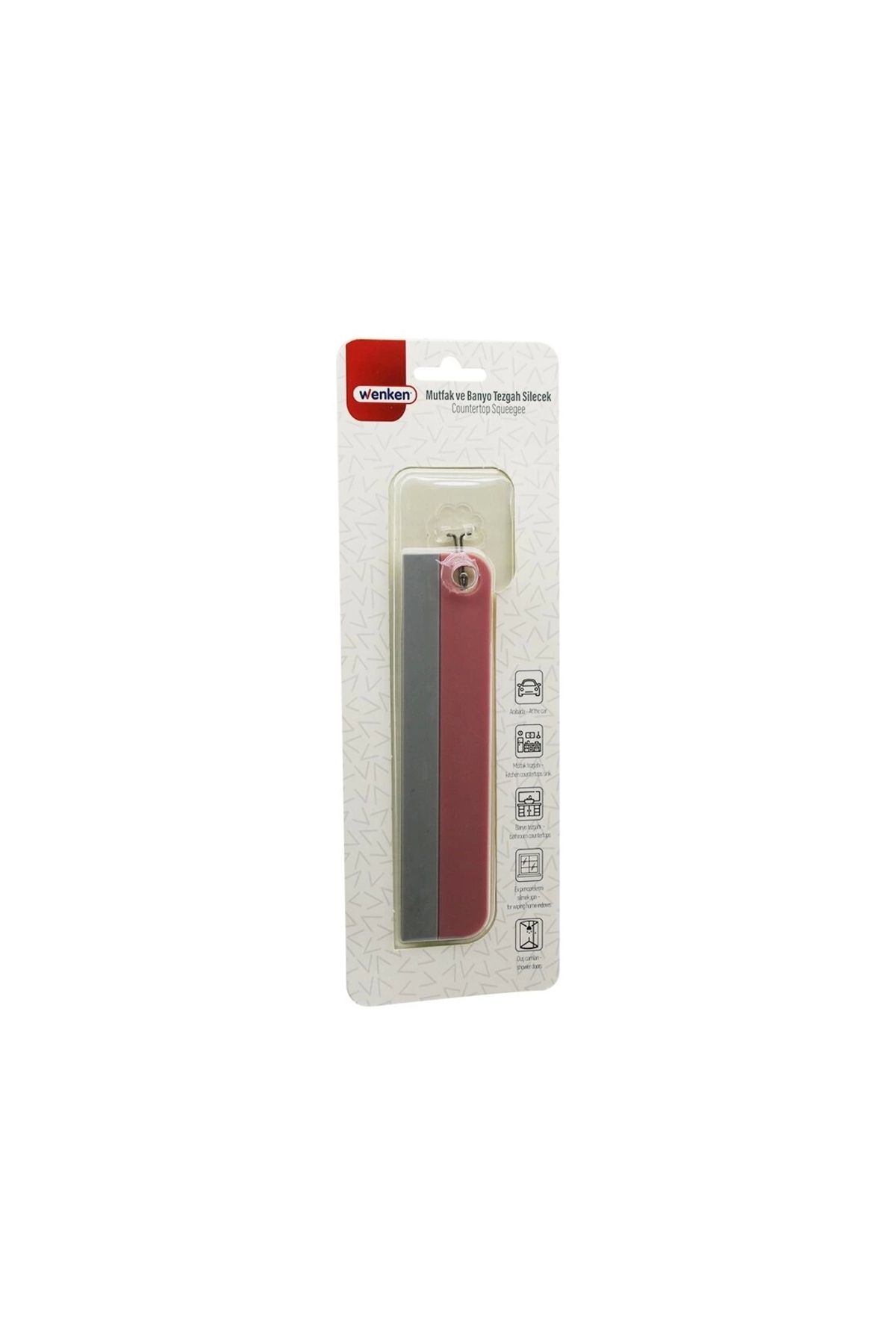 Lenaca Mutfak-banyo Tezgah Oto-ev Pencere Silecek Camsil - Çekpas Sapsız - Tutacaklı Askılıklı 17.5cm