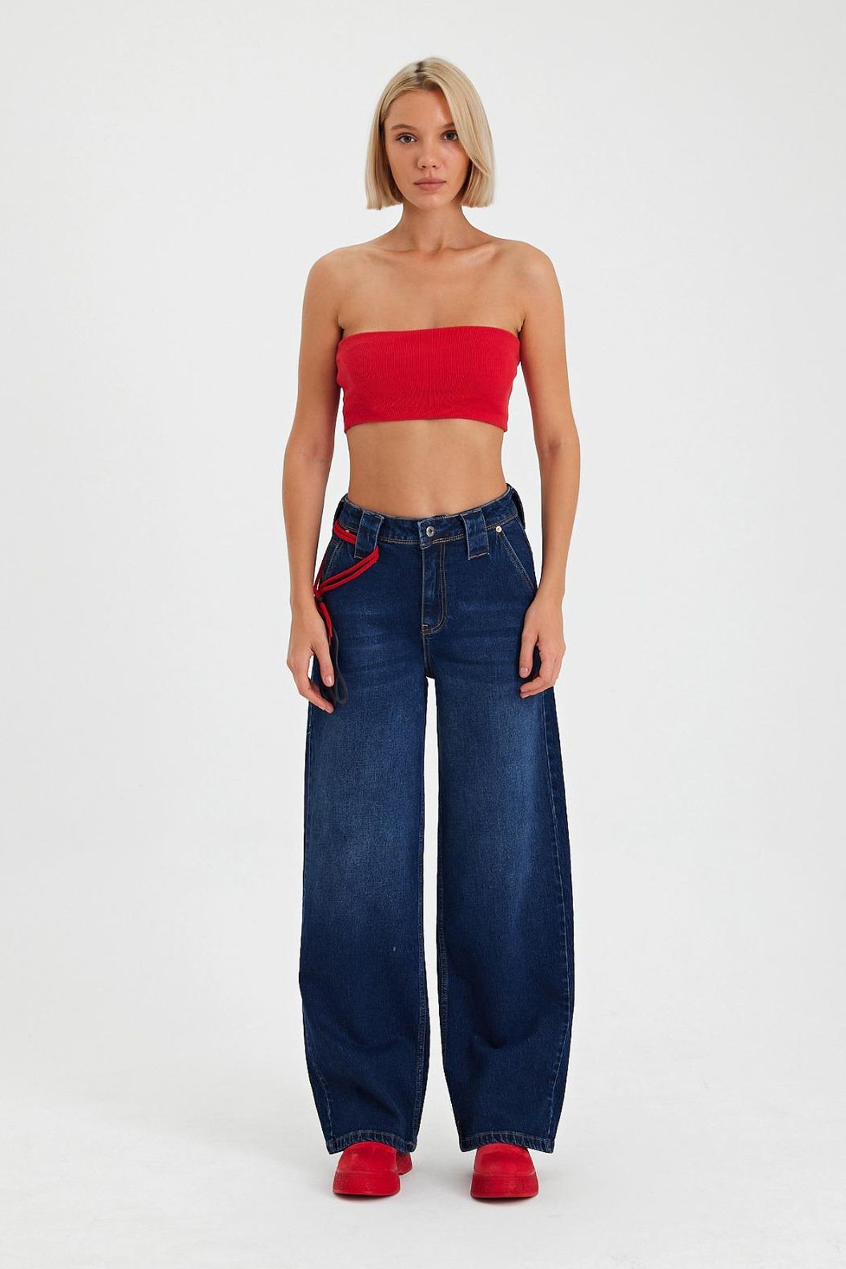 Jijass Jeans Likralı Kot pantolon