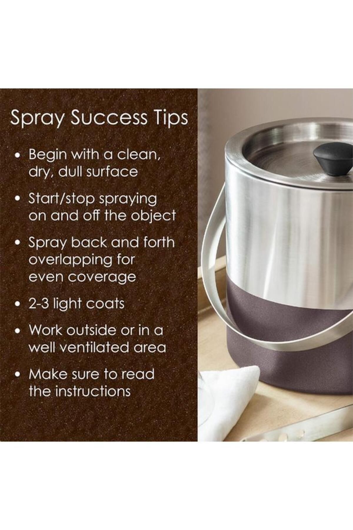 Generic-KRYLON Fusion All-In-One Rust Resistant Spray Paint Hammered Cocoa Brown 12oz K02785007 5