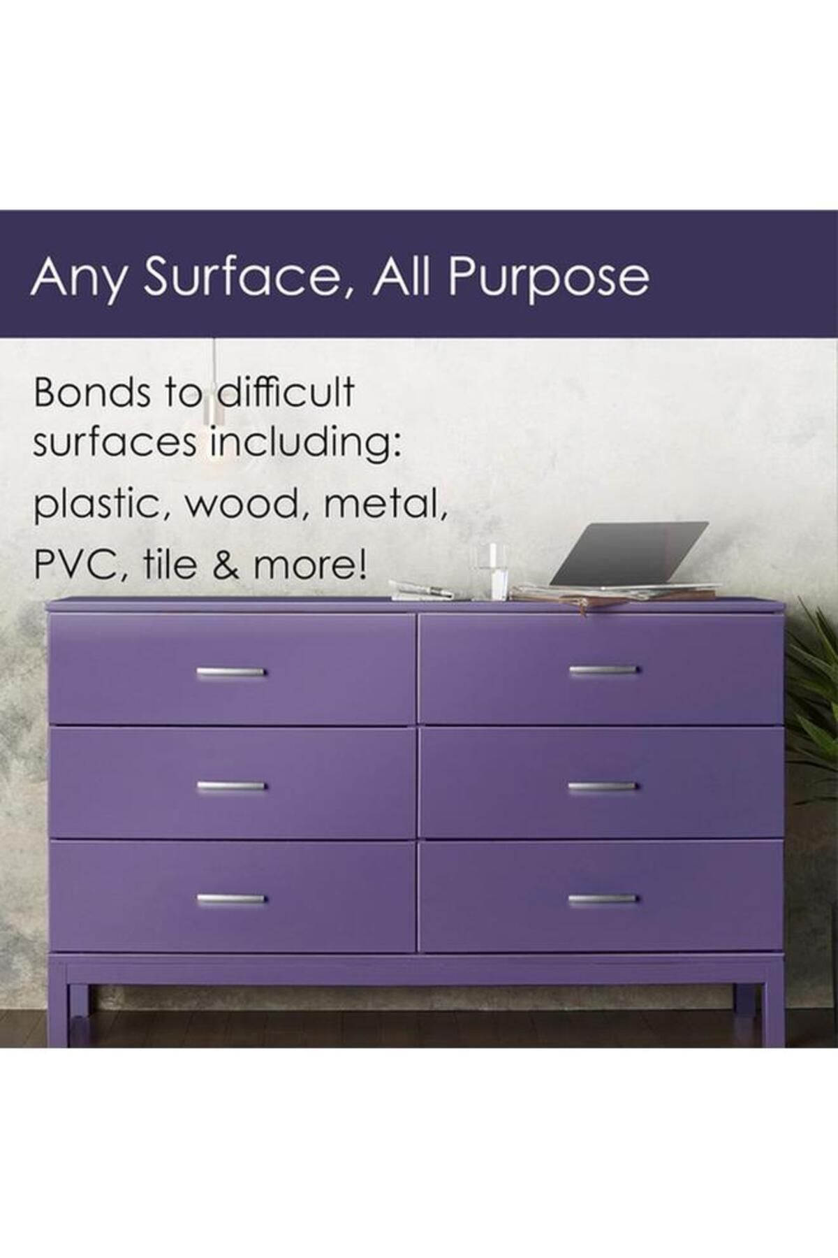 Generic-KRYLON Rust Resistant Fusion All-In-One Spray Paint and Primer Gloss Purple 12oz K02719007 6