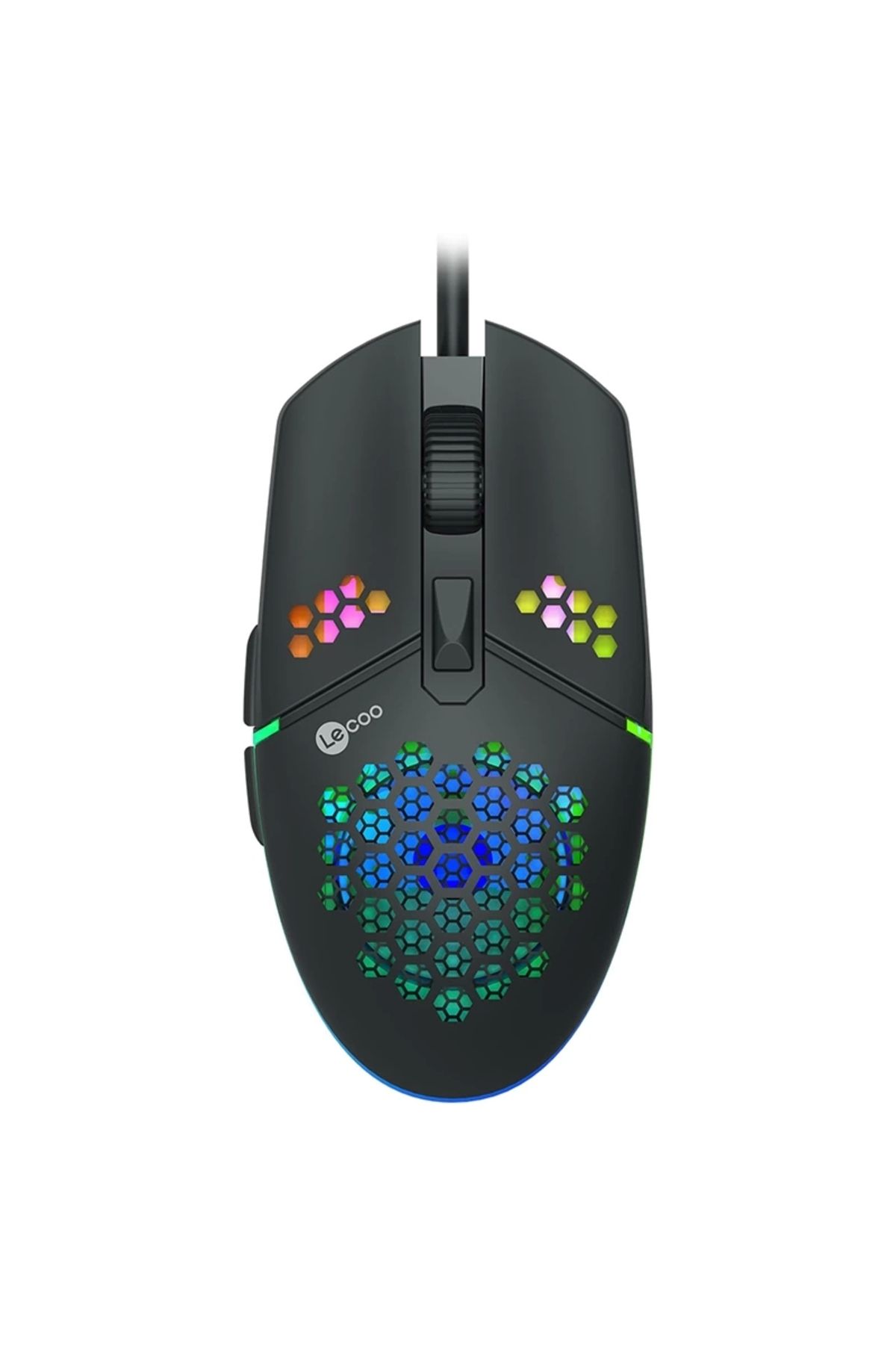 Lenaca Lecoo Ms105 3200 Dpı 6 Tuşlu Kablolu Rgb Led Aydınlatmalı Gamıng Mouse