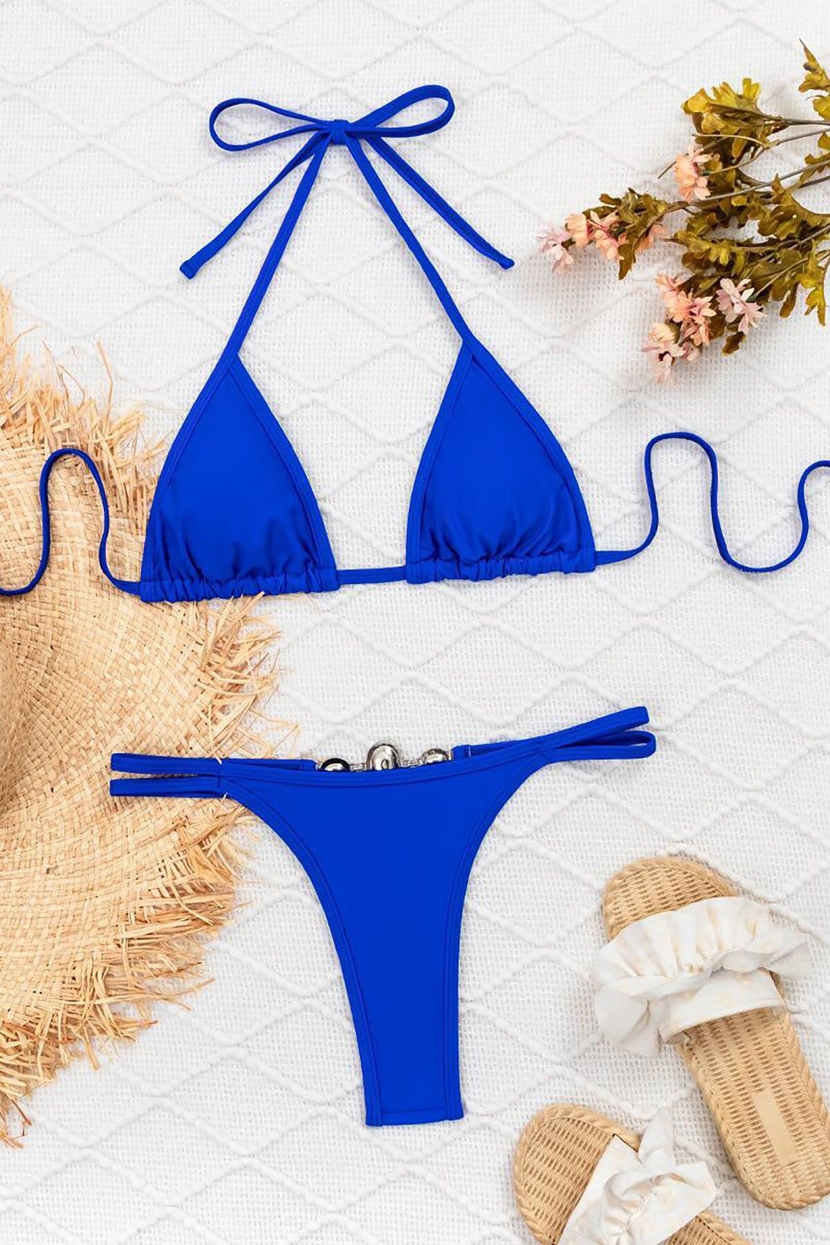 Bikini Mayokini Dünyası Taşlı Brazilian Tanga Bikini