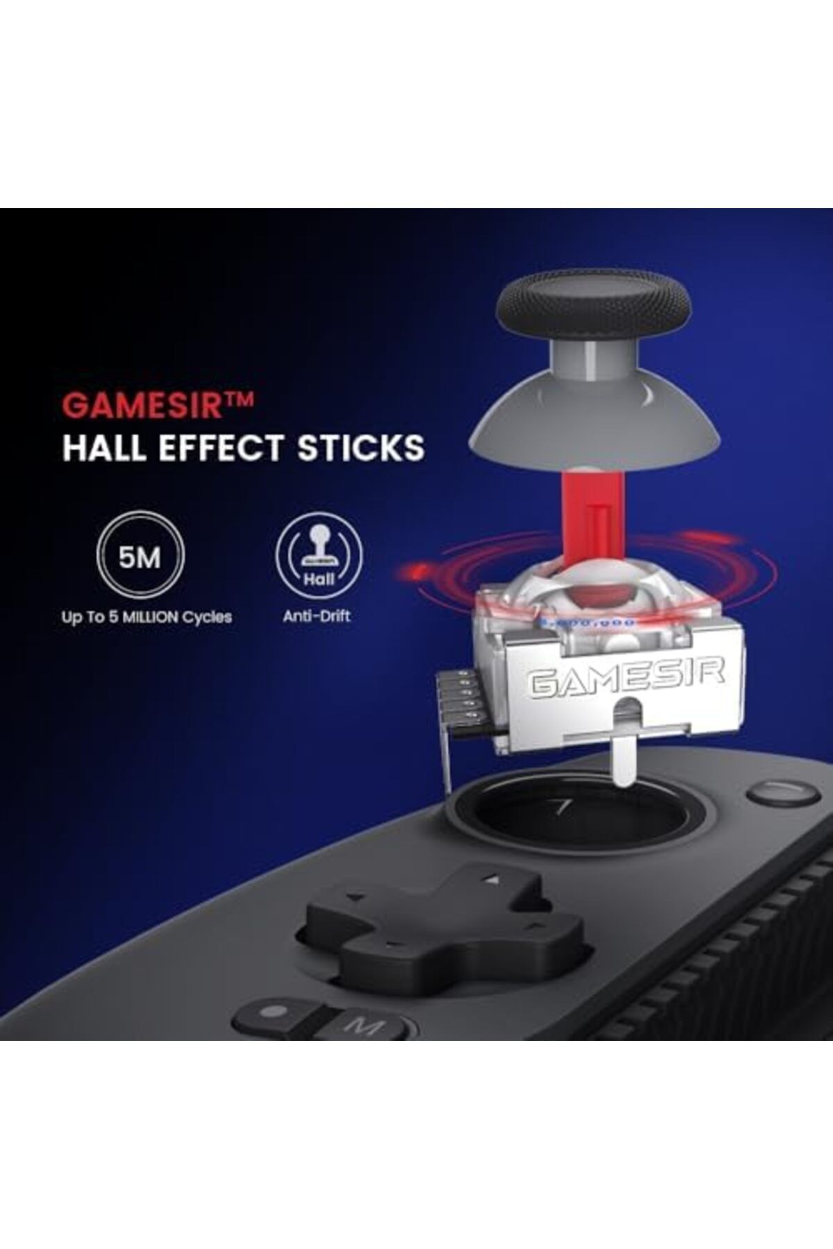 GameSir-Bluetooth Game Controller G8 For Android/iphone With Hall Effect Joystick & Turbo Trigger 4