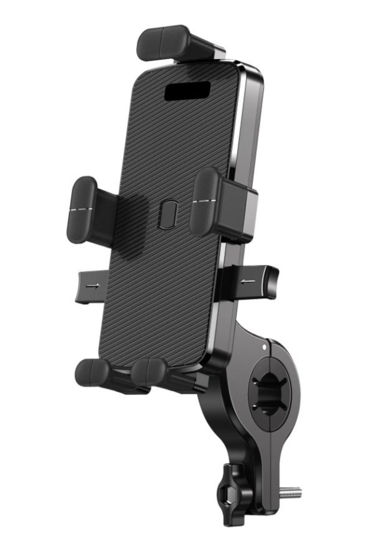 Techmaster Motorsiklet Bisiklet Atv Scooter Kıskaçlı Telefon Tutucu Tutacağı C018