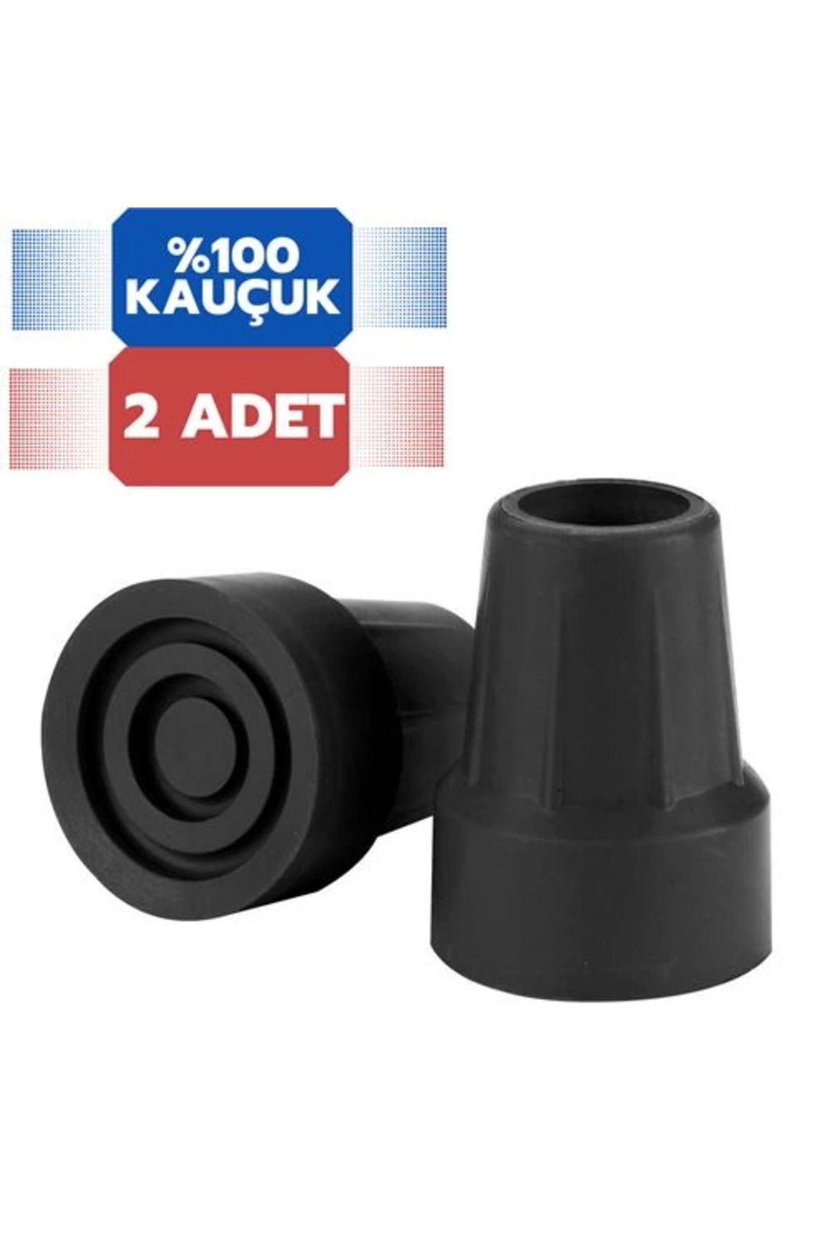 NZM TİCARET Baston Yürüteç Değnek Treking Ucu 2 Cm Çap