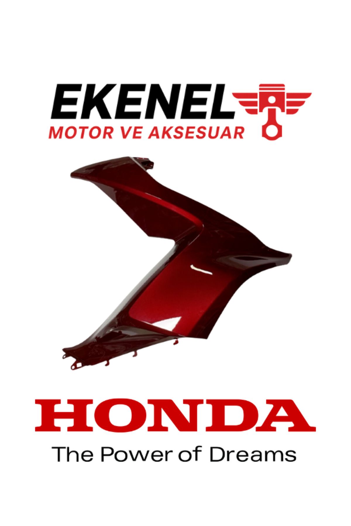 Honda PCX 125-150 (2014–2017) Sağ Grenaj Kırmızı | Orijinal Yan Kaporta