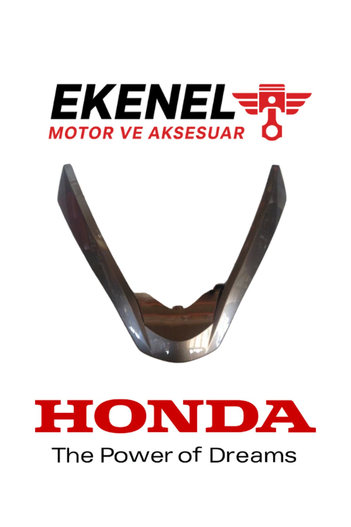 Honda PCX 125-150 Far Üst V Parça Füme Orijinal | Ön Üst Panel