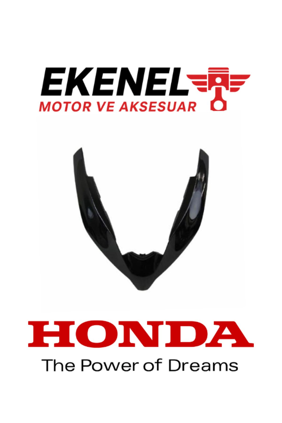 Honda PCX 125 (2018–2020) Far Üstü V Parça Siyah Orijinal