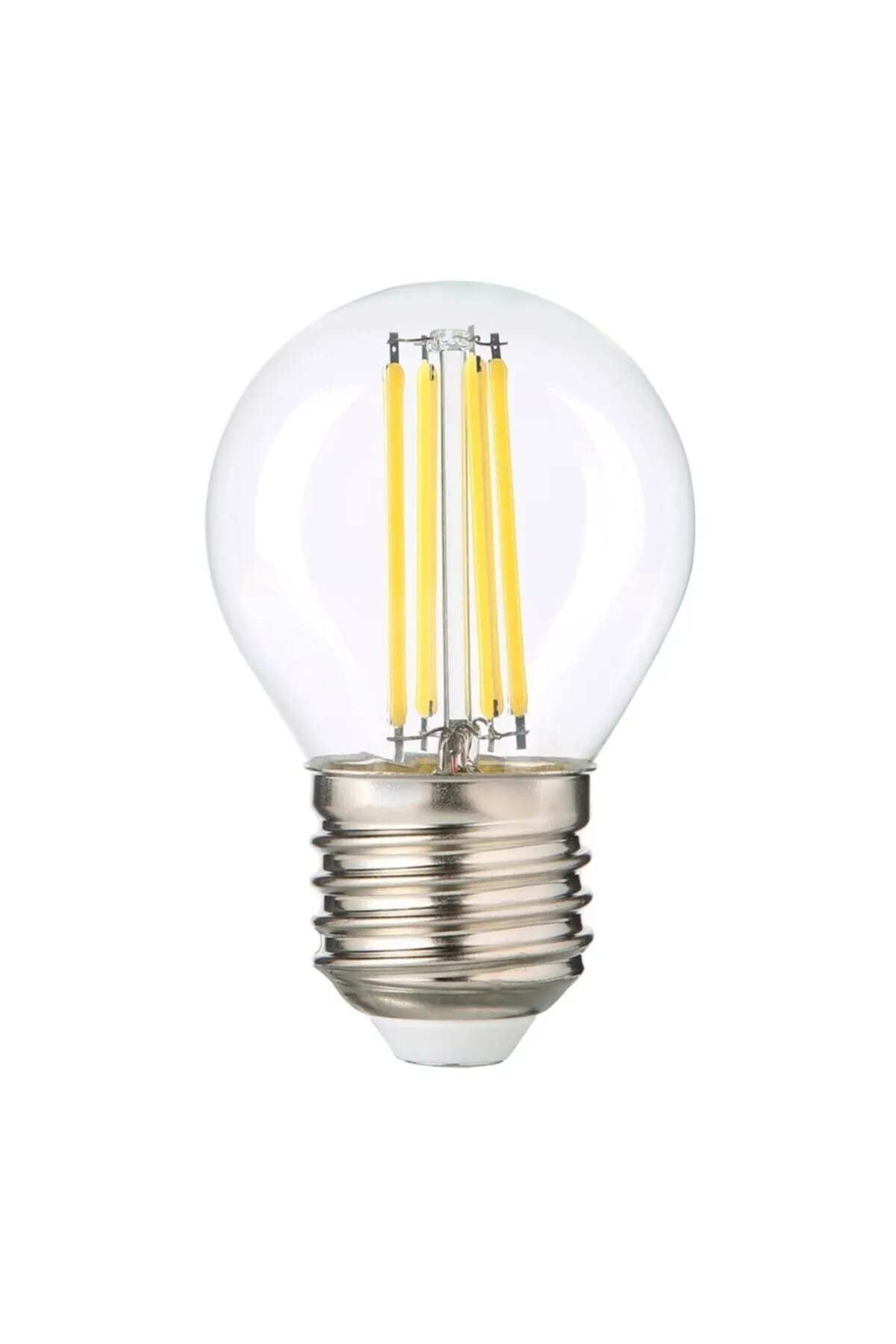 Heka G45 Şeffaf Cam 6w E27 Mini Led Ampul - 3000k Gün Işığı