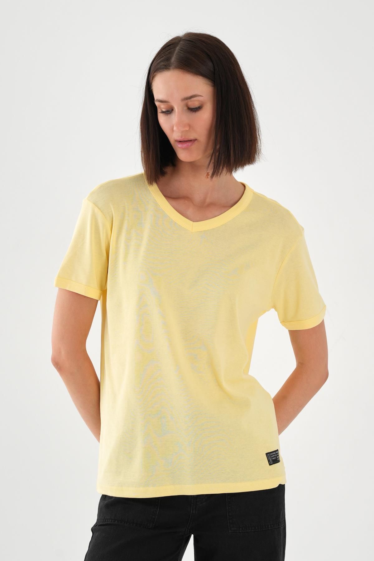 ALEXANDERGARDI V Yaka T-shirt