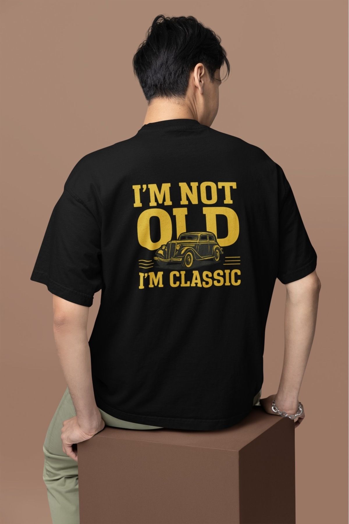 ABAS T-shirt pamuklu classıc şık baskılı tişört