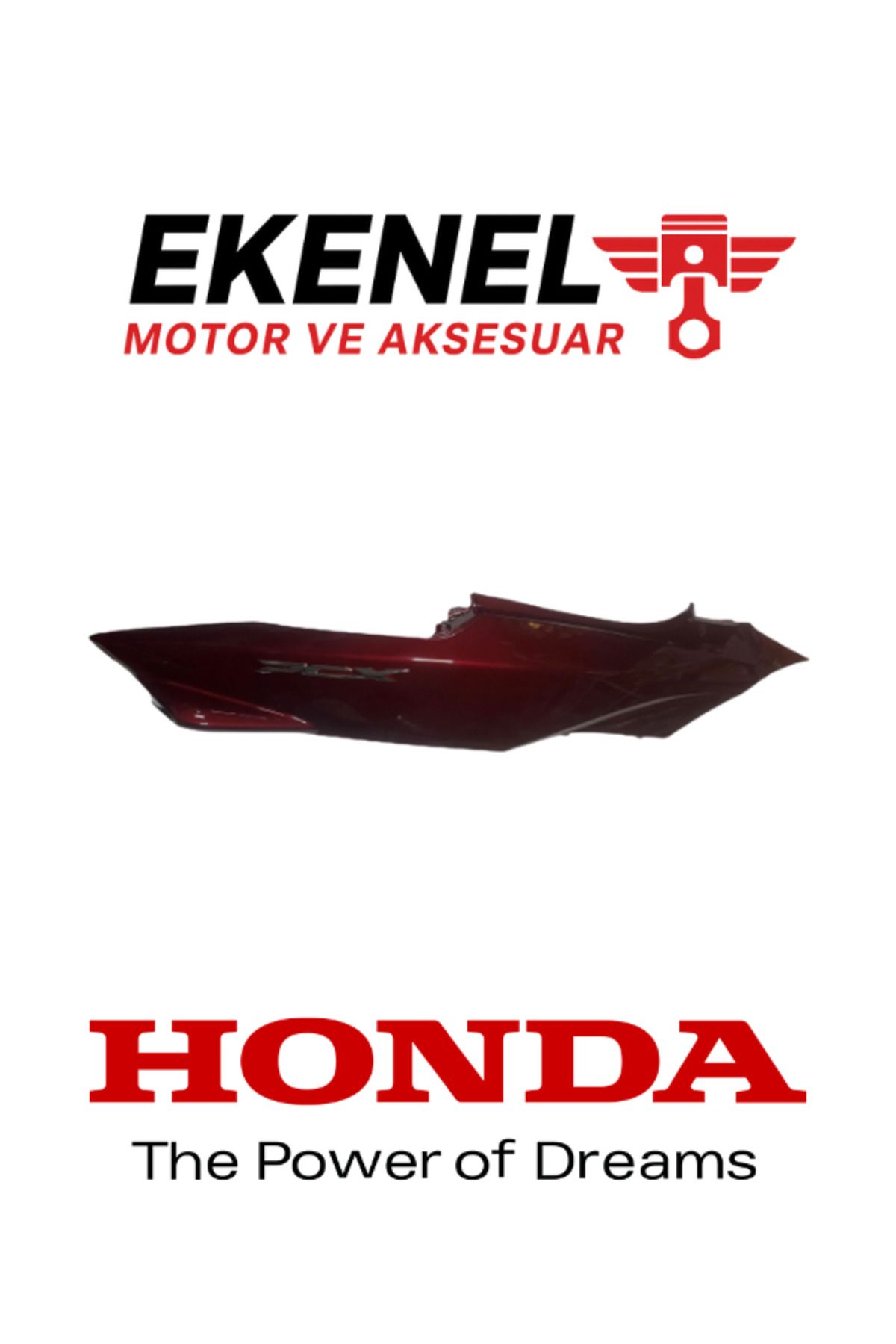Honda PCX 125-150 Sele Altı Sağ Kapak Kırmızı Orijinal