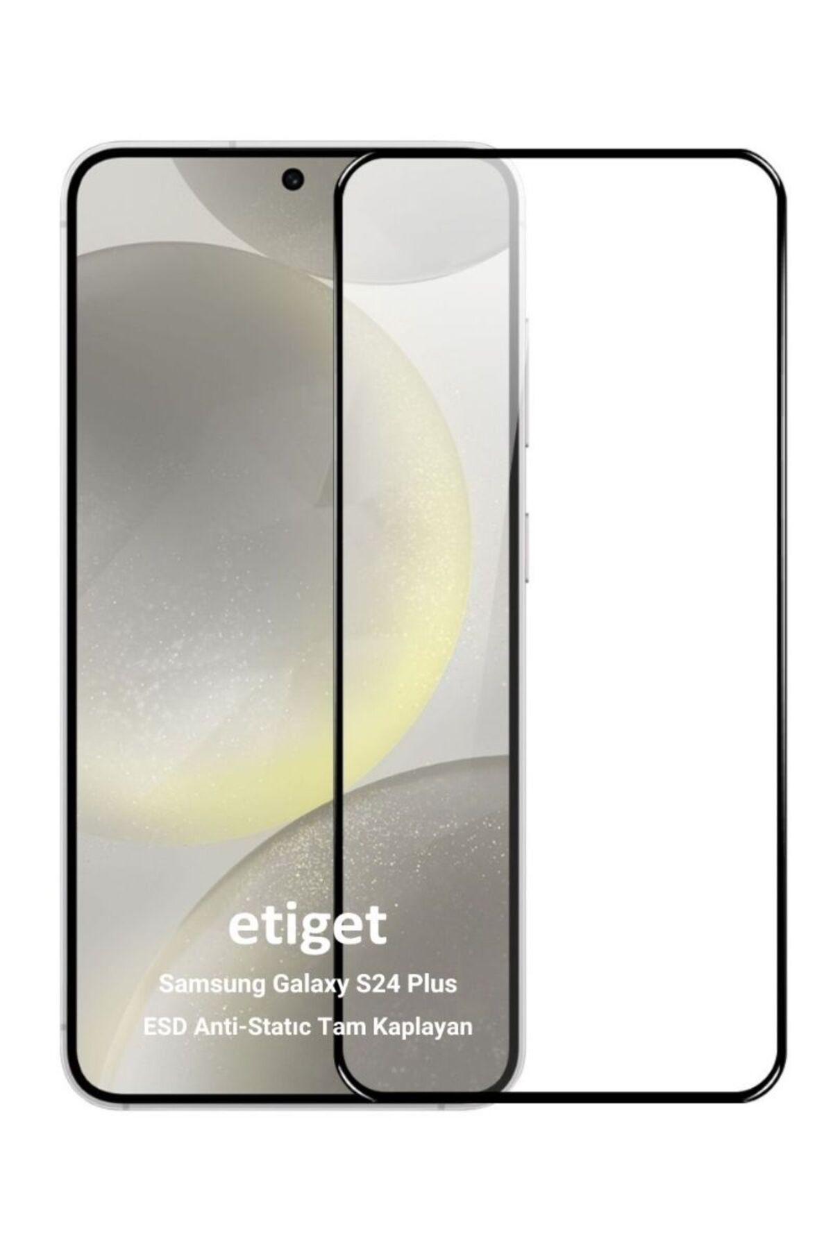 Etiget Samsung Galaxy S24 Plus ”ESD ANTI-STATIC” Cam Ekran Koruyucu 6D GLASS