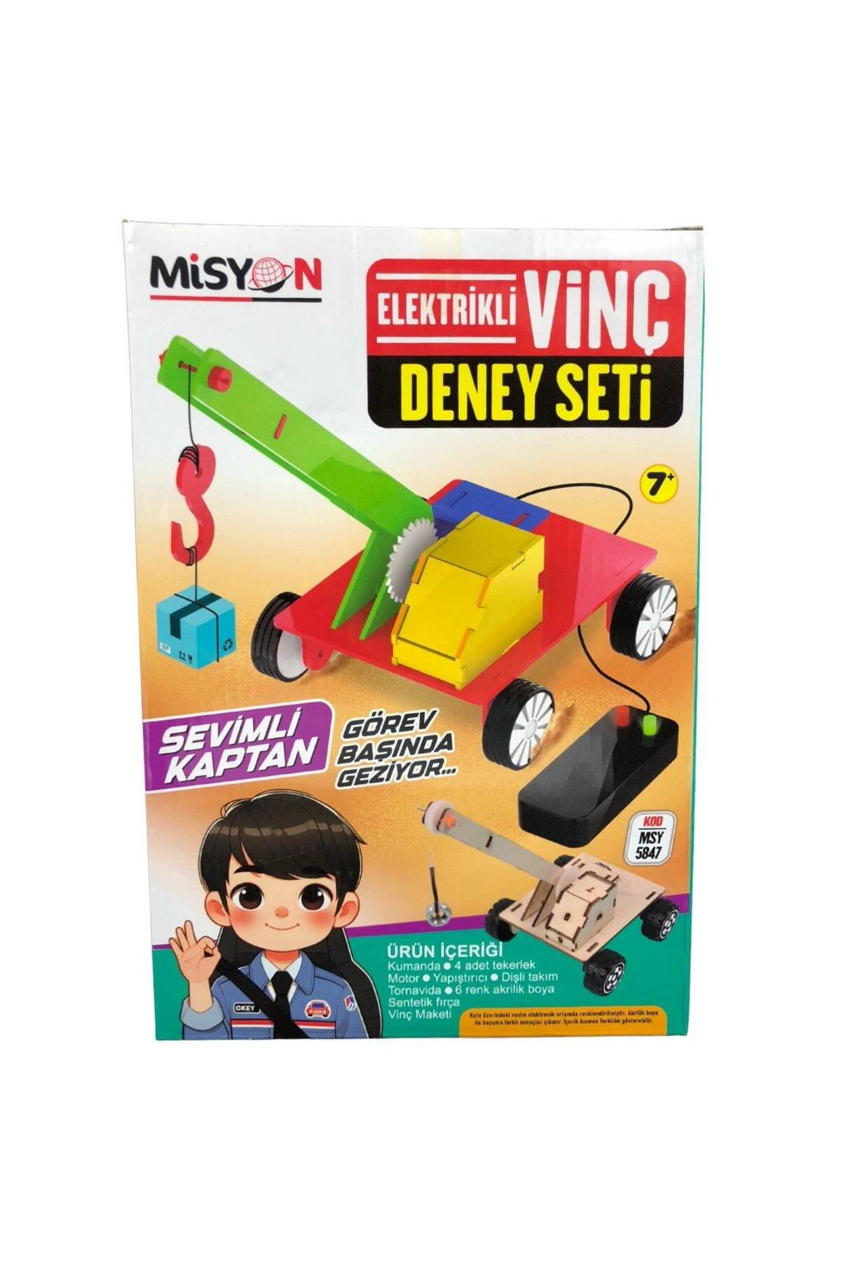 Misyon Deney Seti Elektrikli Vinç Msy-5847