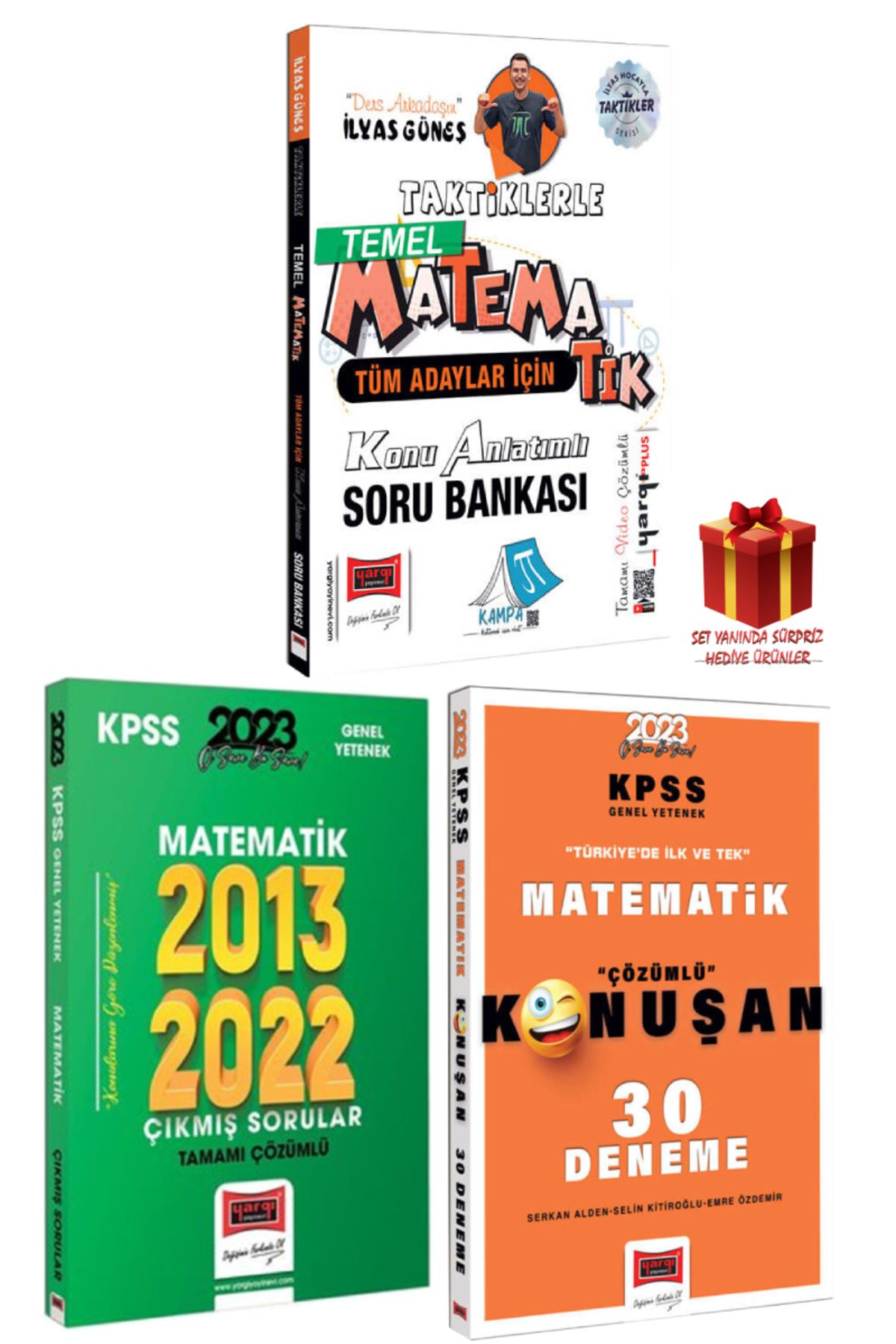 Yargı Yayınları Taktiklerle Temel Matematik Konu Anlatımlı Soru Bankası İlyas Güneş+Matematik Çıkmış Soru+Deneme