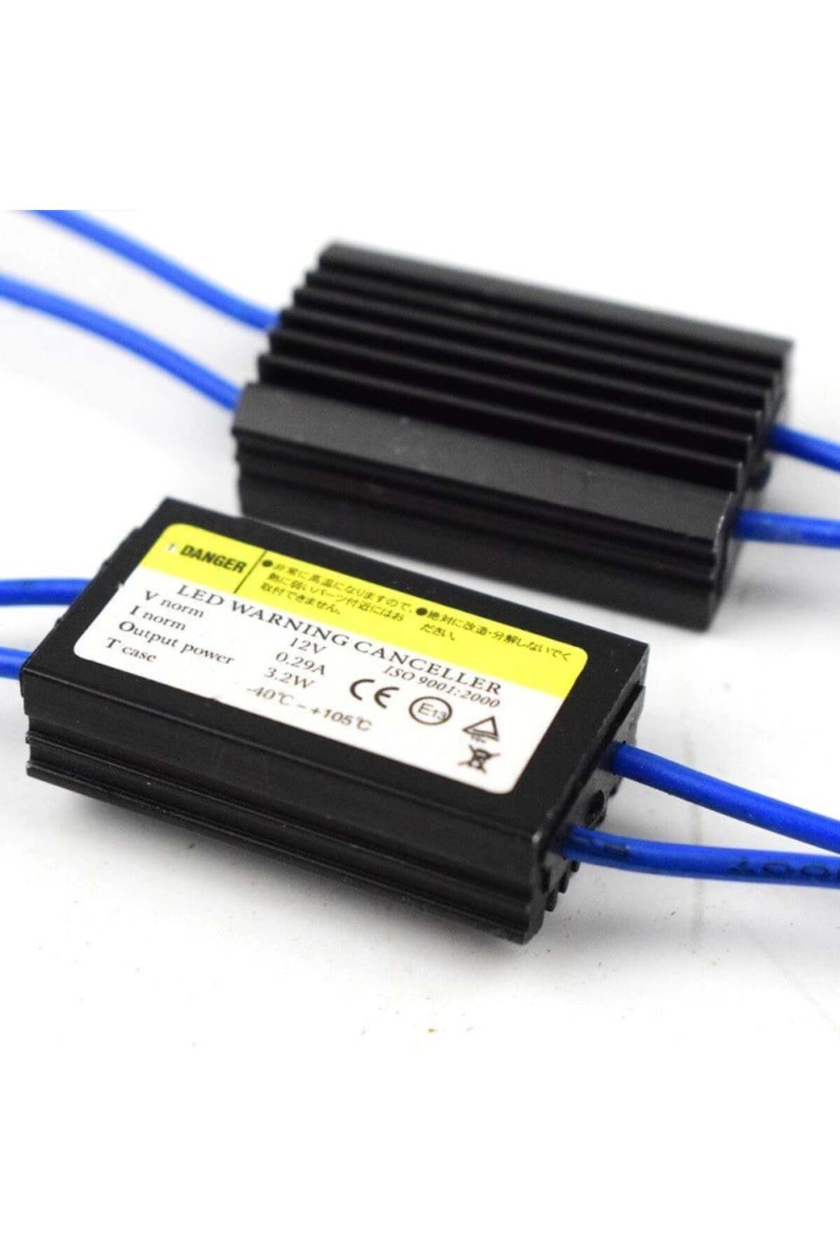 AUTOREY-Set of 2 LED T10 (W5W) 12V - 3.2W Error Cancellers with flexible rubber base, Canbus AutoREY® 4