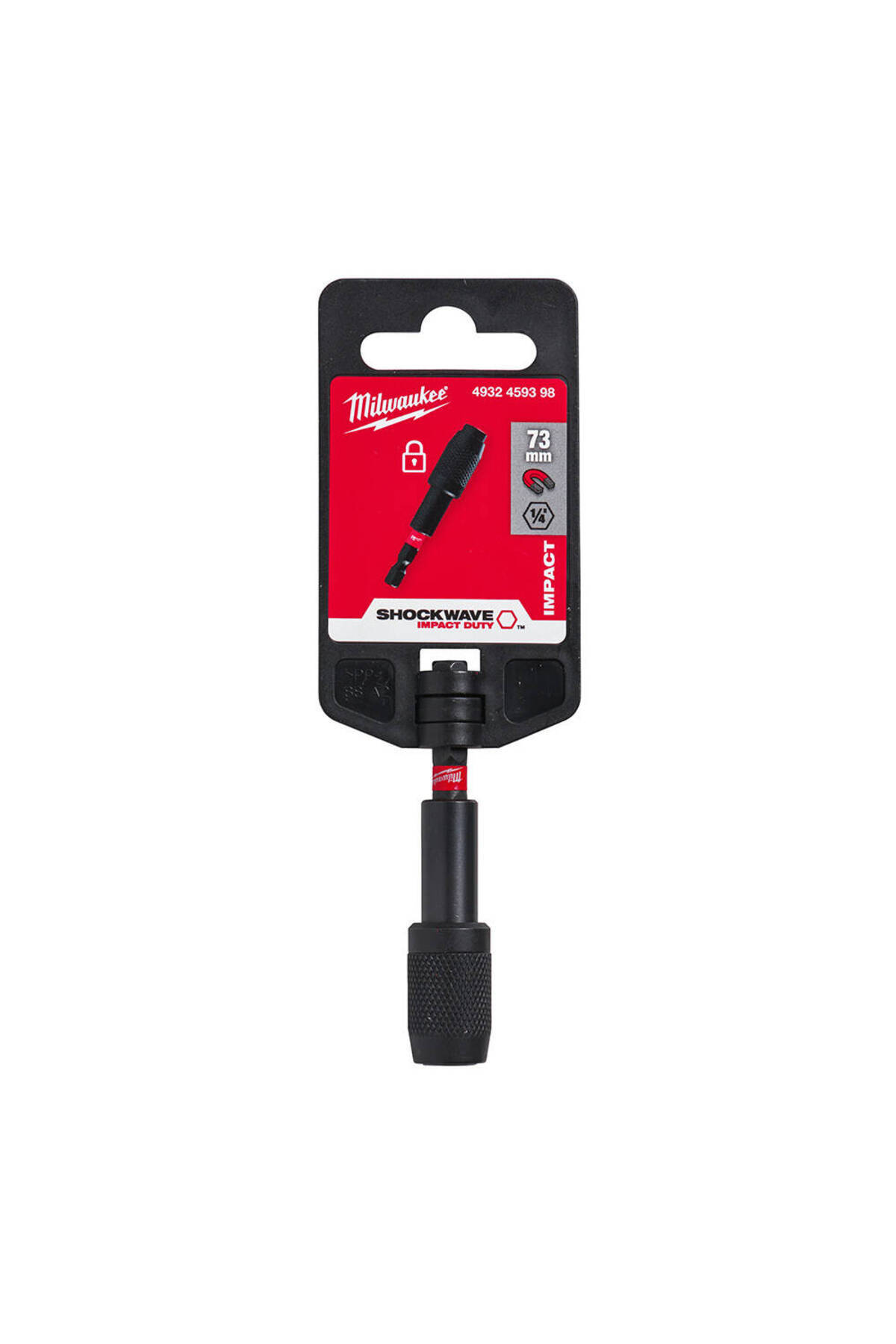 T4932459398 Bits End Holder 73 Mm Shockwave with Quick Lock