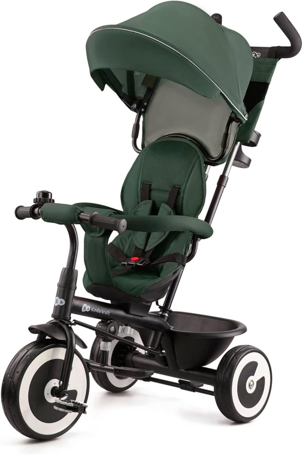 Kinderkraft Aston 5’i 1 Arada Üç Tekerlekli Bisiklet, 9 Ay+, Geriye Dönebilen Koltuk, Aksesuar Dahil