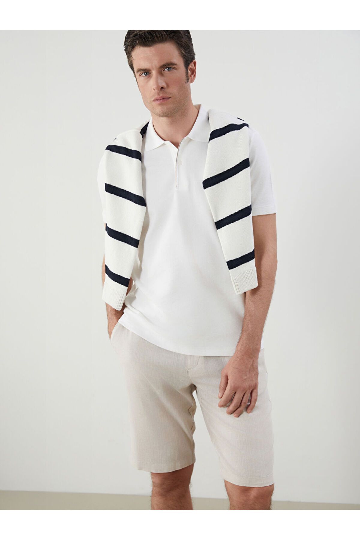 LC Waikiki Yeni Sezon Polo Yaka Kisa Kollu Erkek Tisort - S5FY46Z8