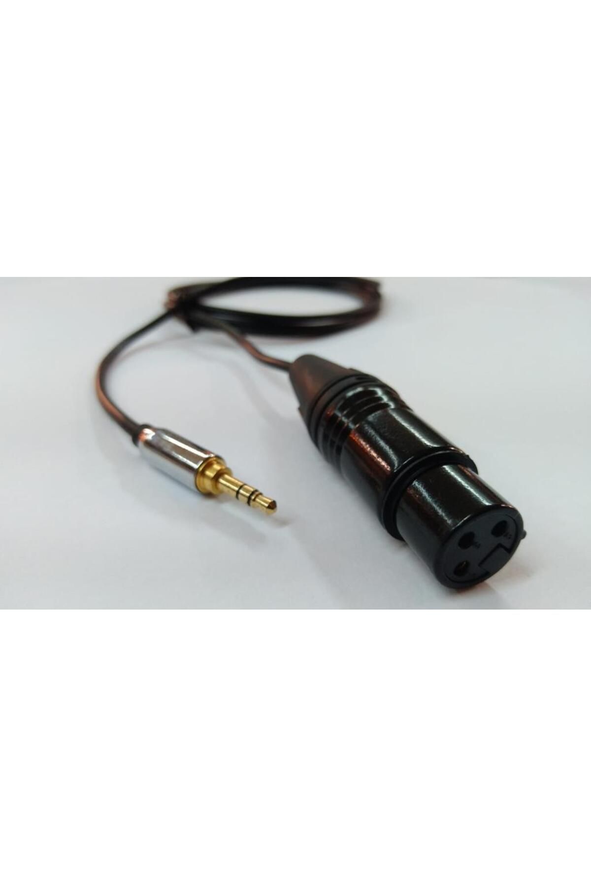 Mykablo 3.5 mm Stereo - XLR Dişi Kamera Mikrofon Kablosu 3 Metre Kaliteli