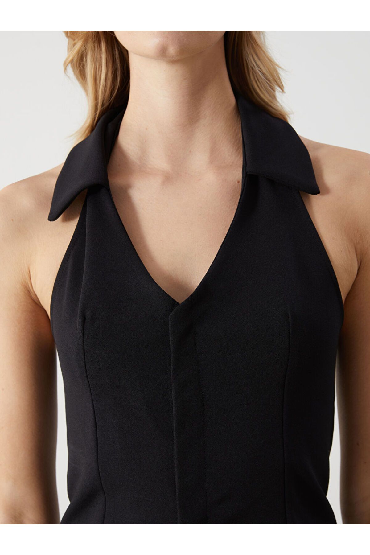 LC Waikiki Yeni Sezon Halter Yaka Kadin Klasik Yelek - S5EG29Z8