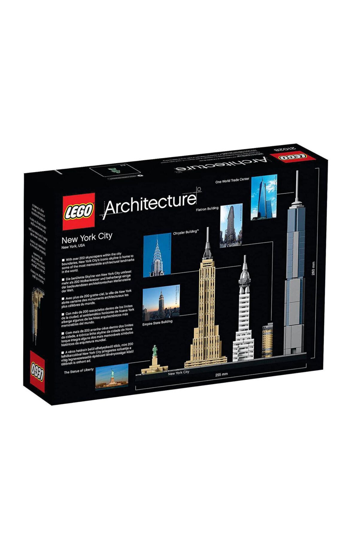 LEGO-® Architecture New York City 21028 - مجموعة بناء قابلة للتجميع للبالغين (598 قطعة) 2