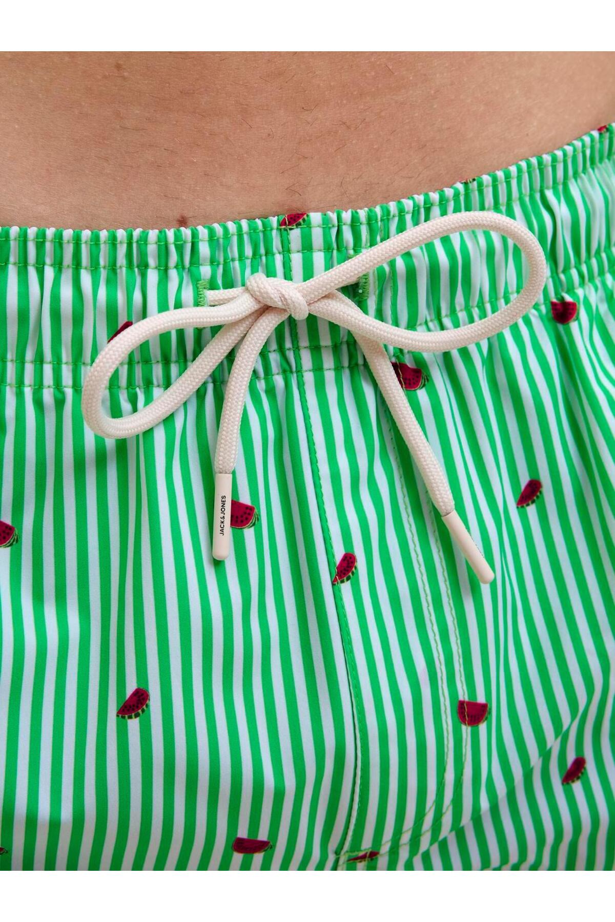 شورت مایو شنا راه راه مردانه - مائویی مردانه راه راه فاق نرمال | جک اند جونز Jack & Jones 12272933 - تصویر 7